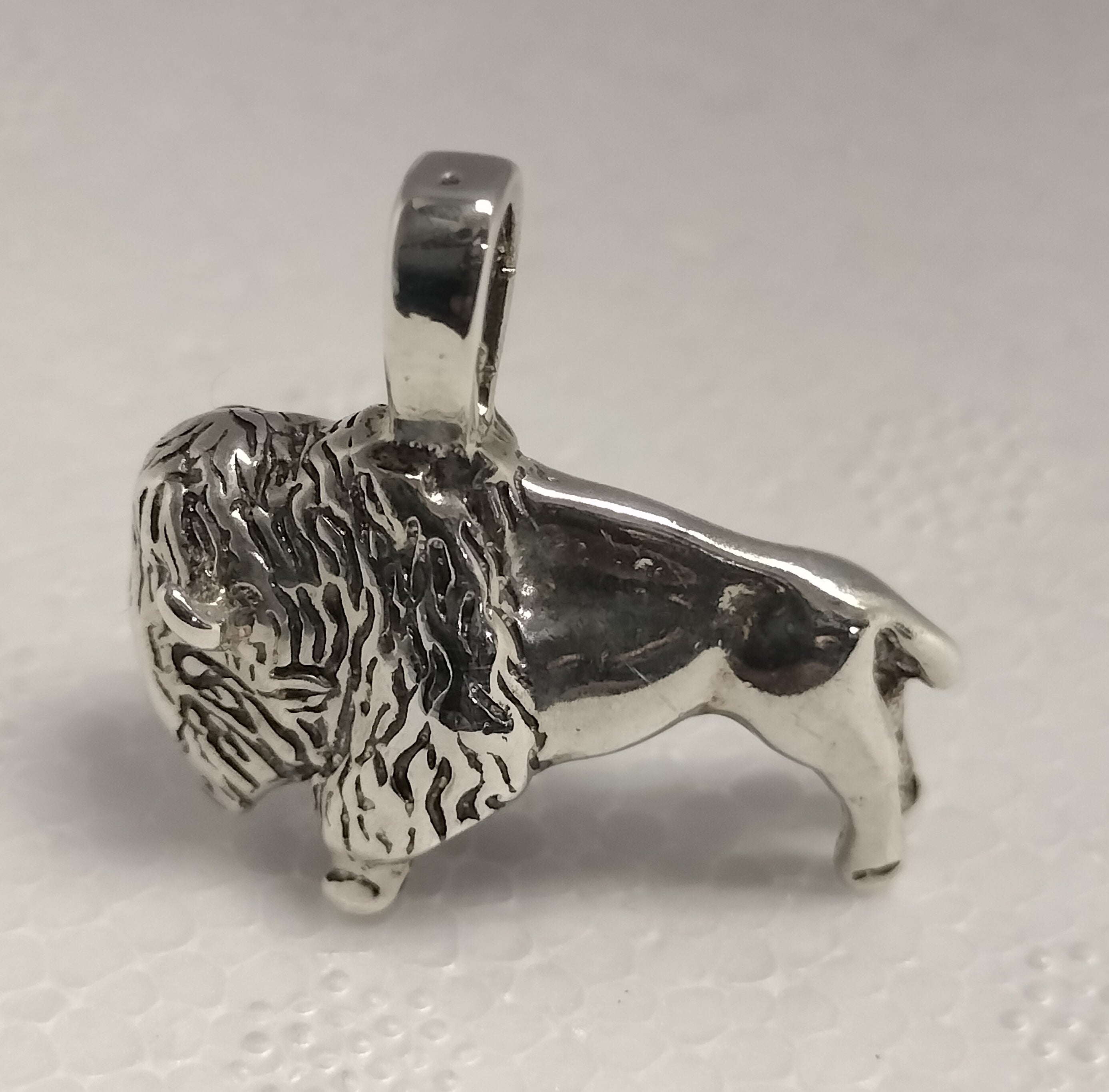 Sterling Silver Buffalo Pendant