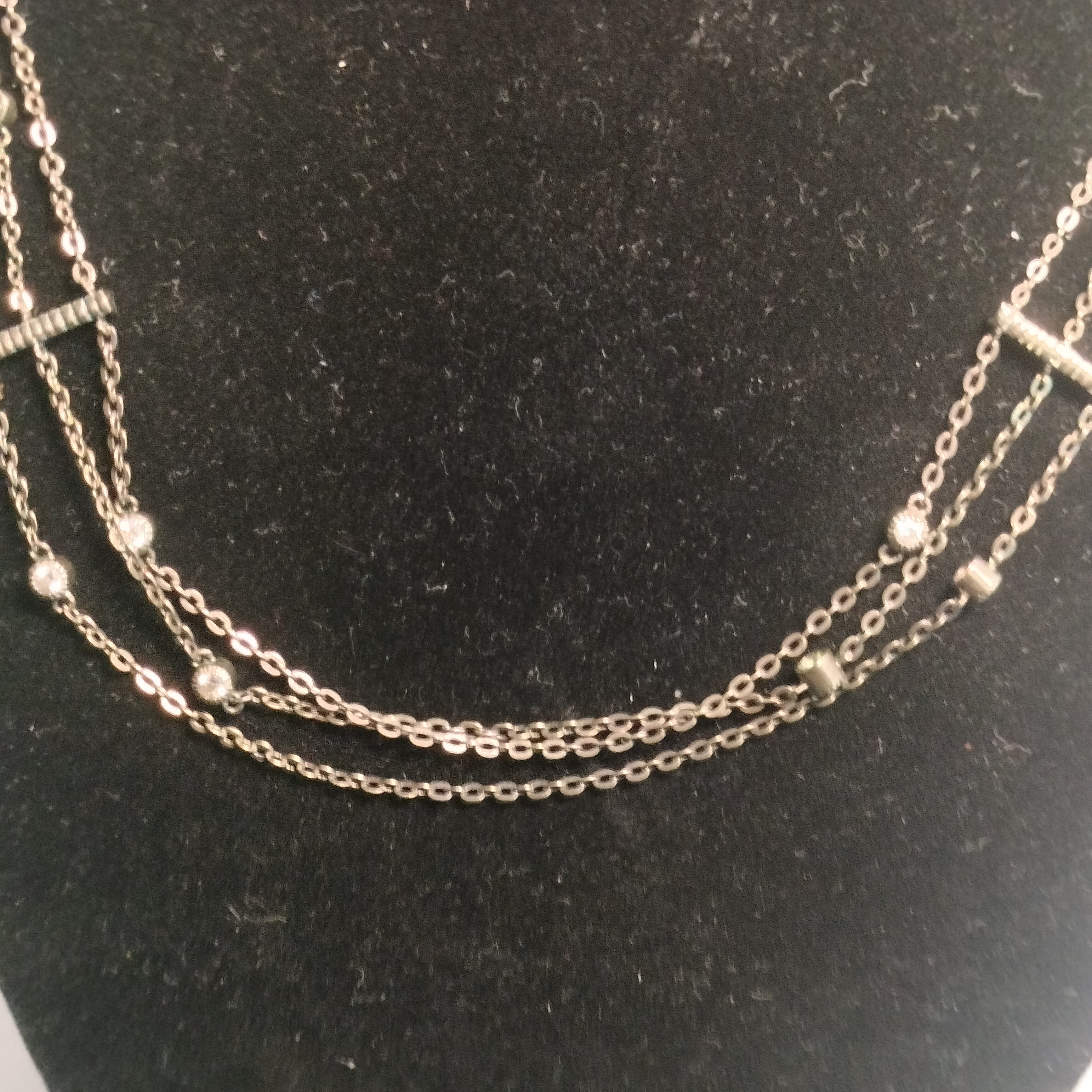 Sterling Silver Cubic Zirconia Necklace