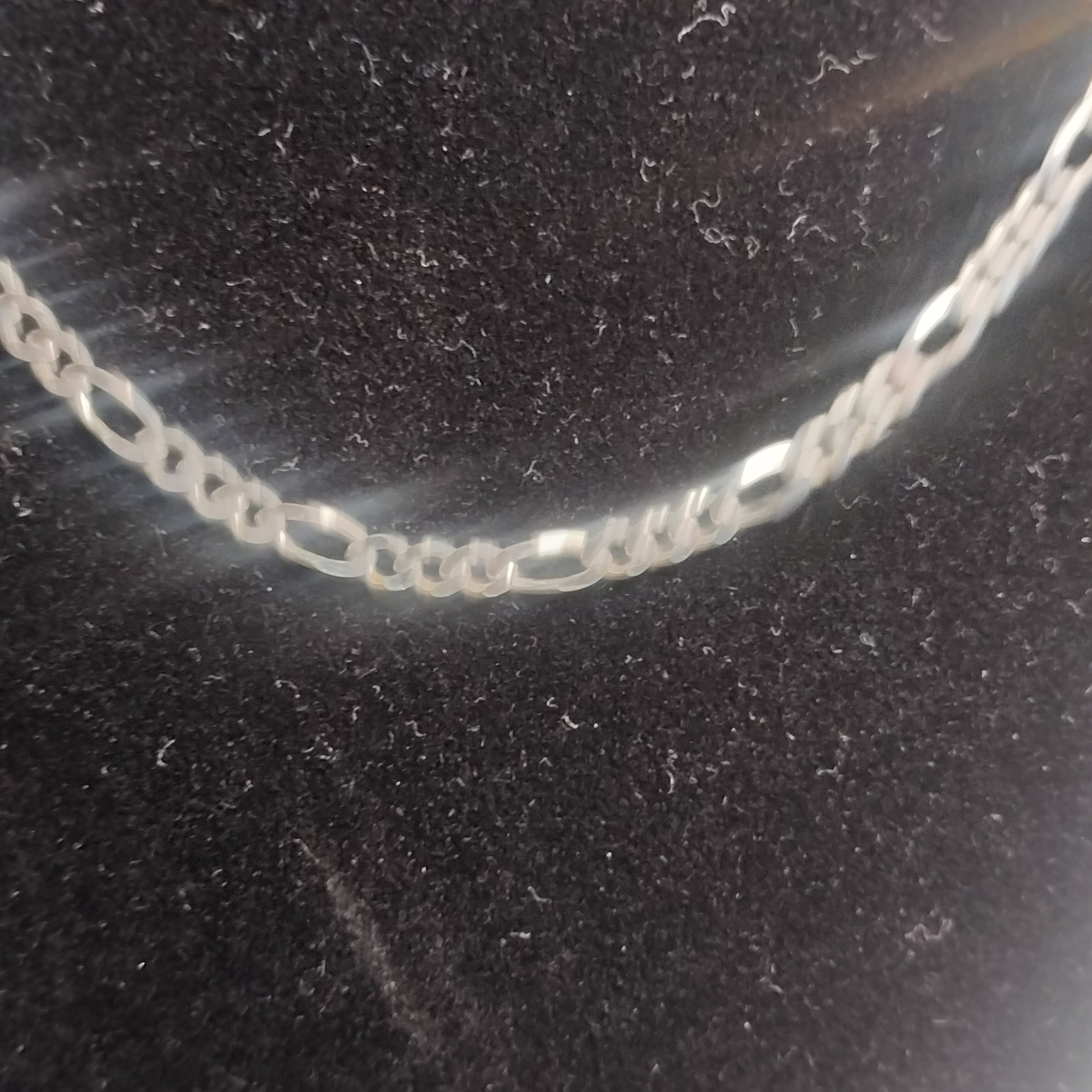 Sterling Silver Figaro Chain
