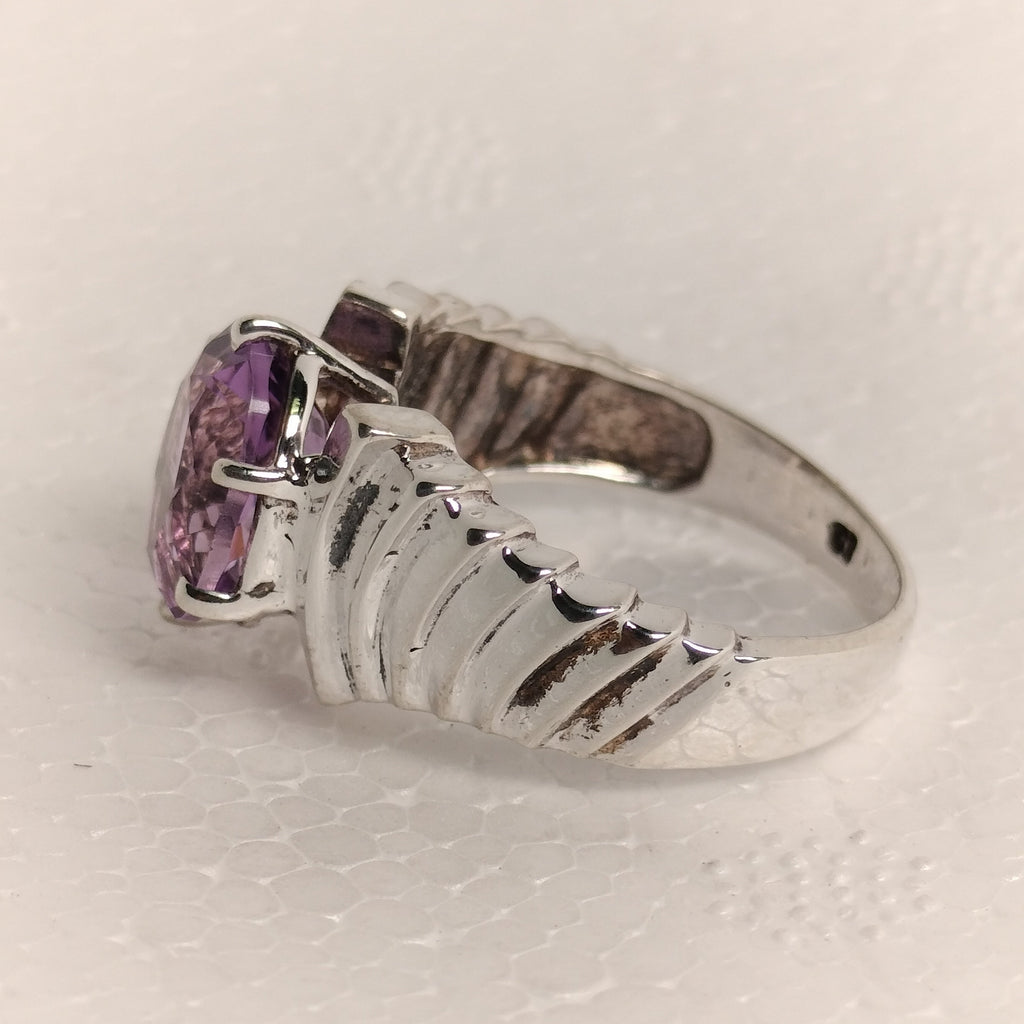 Sterling Silver Amethyst Ring