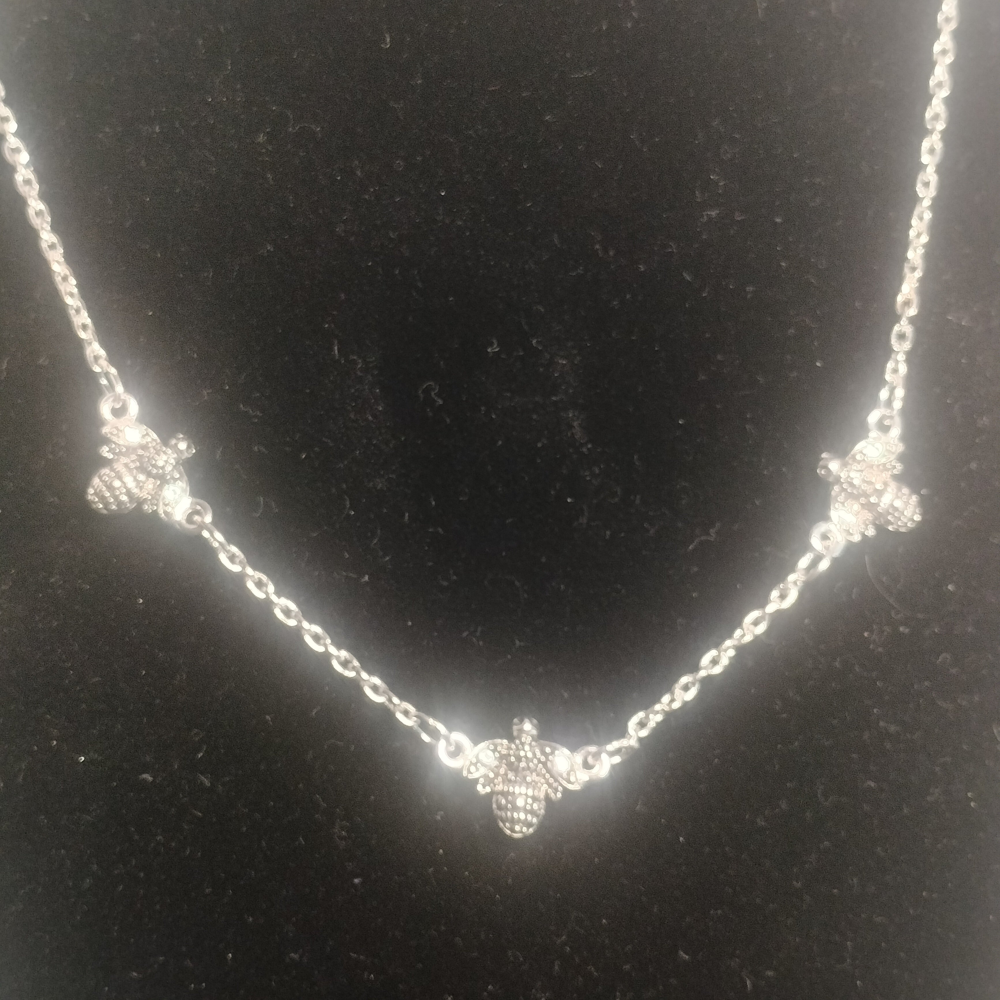 Sterling Silver Bee Necklace