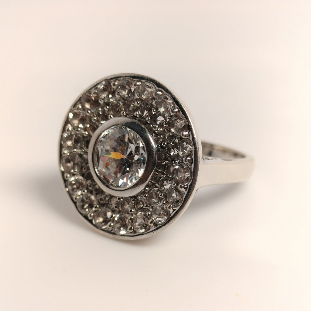 Sterling Silver Cubic Zirconia Ring