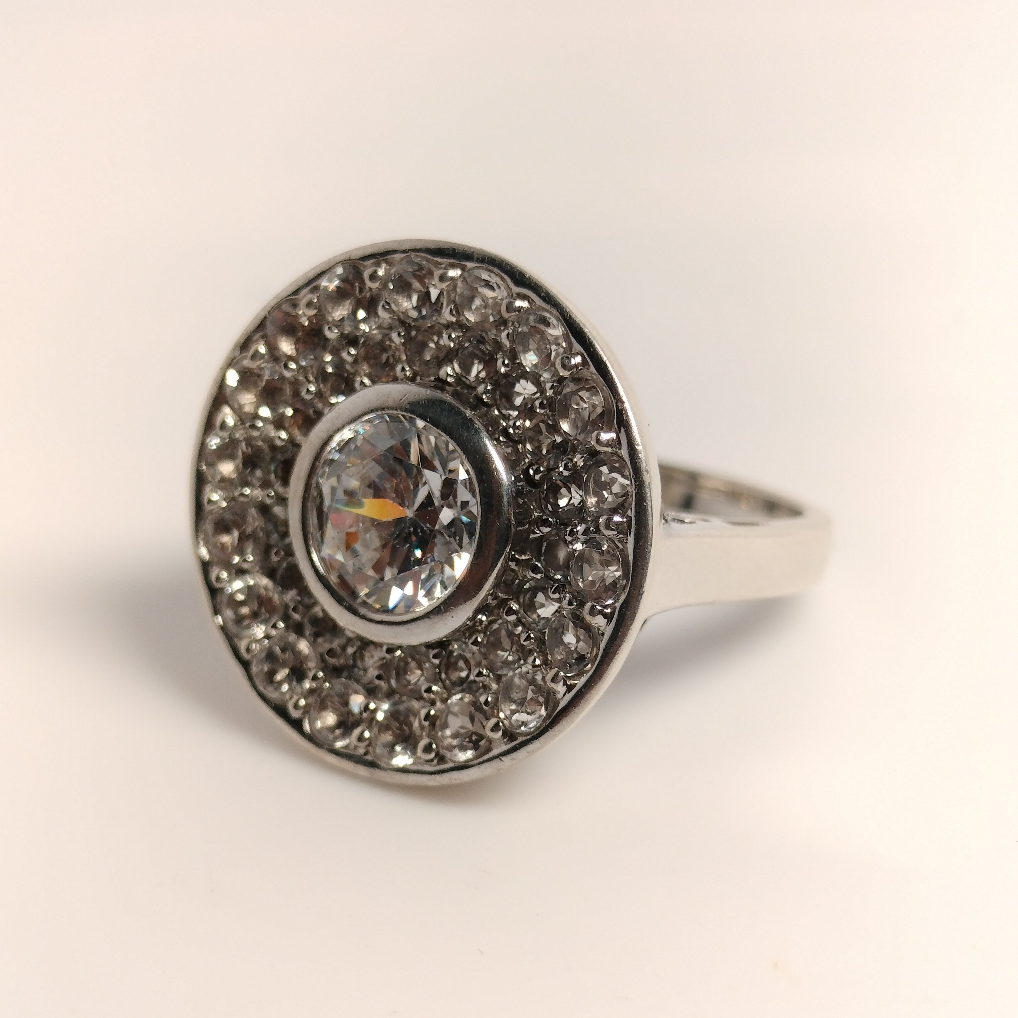 Sterling Silver Cubic Zirconia Ring