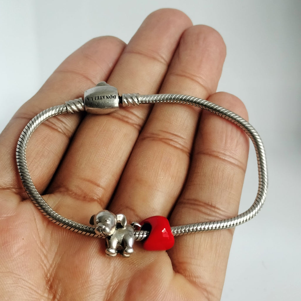 Sterling Silver Donatella Bead Bracelet
