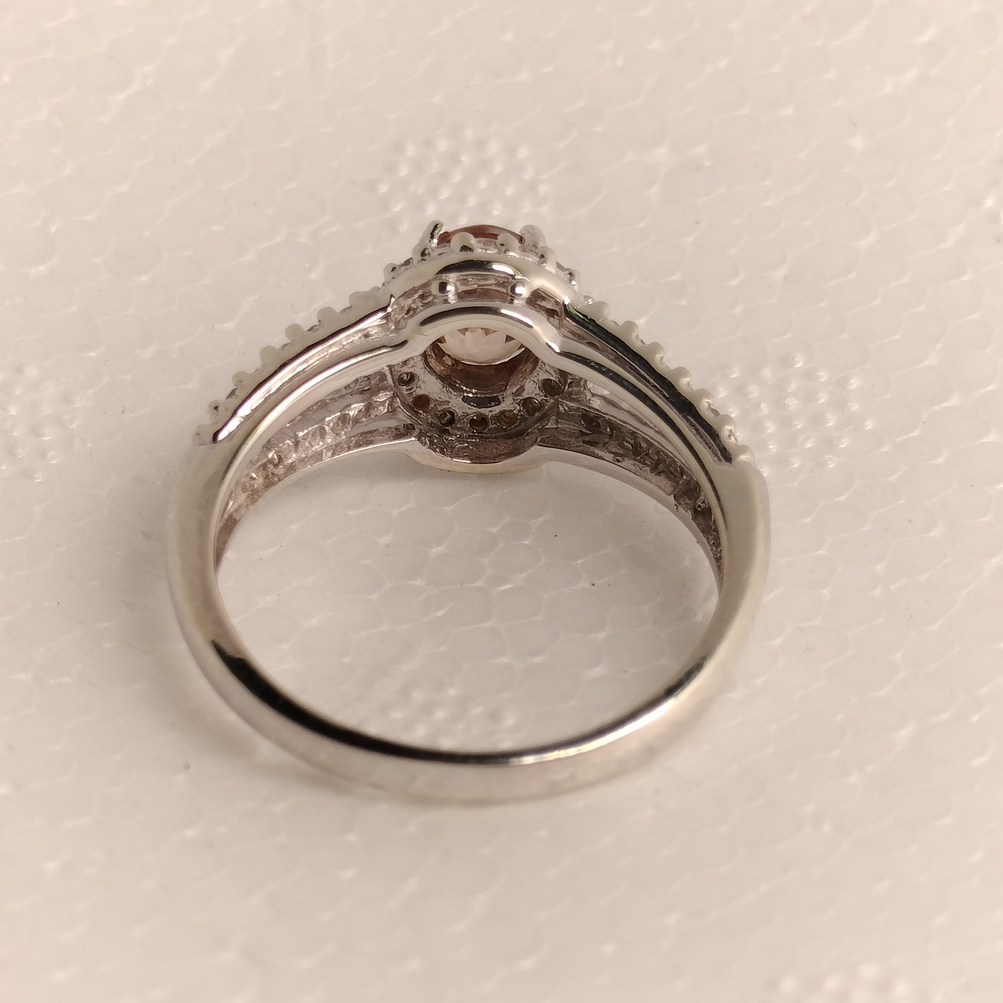 10K Gold Sapphire and Diamond Ring