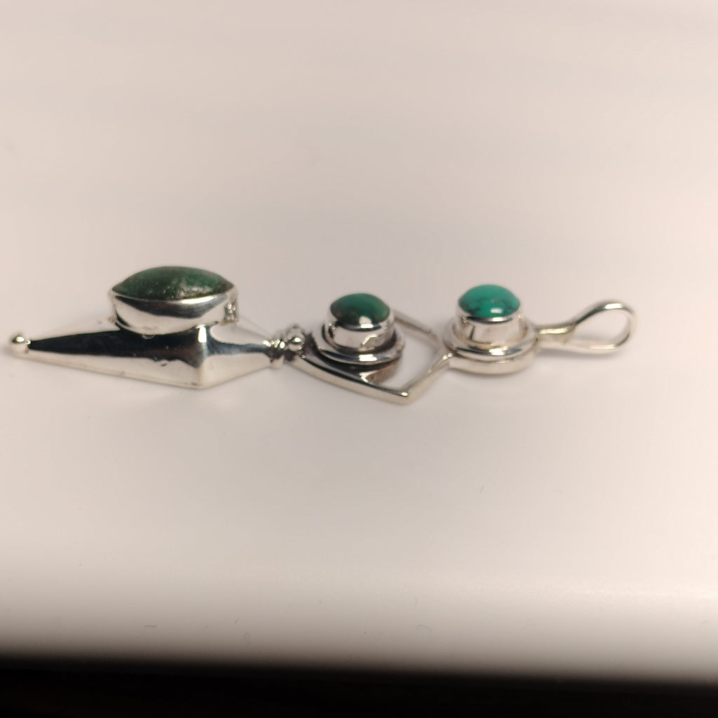 Sterling Silver Turquoise Pendant