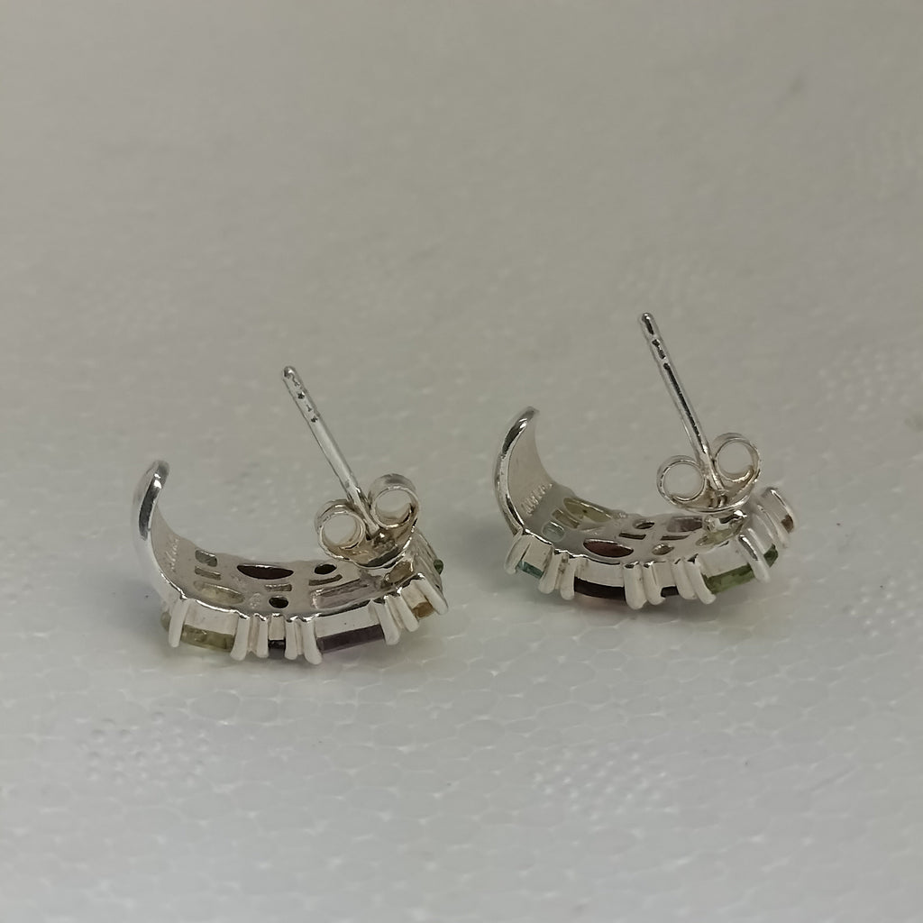Sterling Silver Assorted Gemstone Earrings