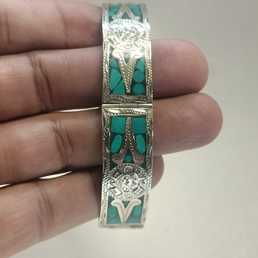Sterling Silver Turquoise Bracelet