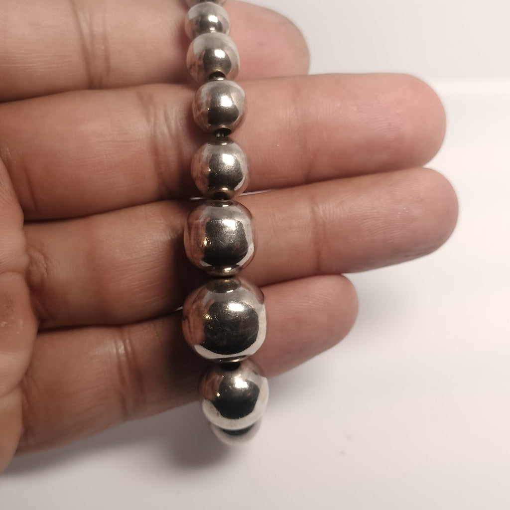 Sterling Silver Bead Bracelet