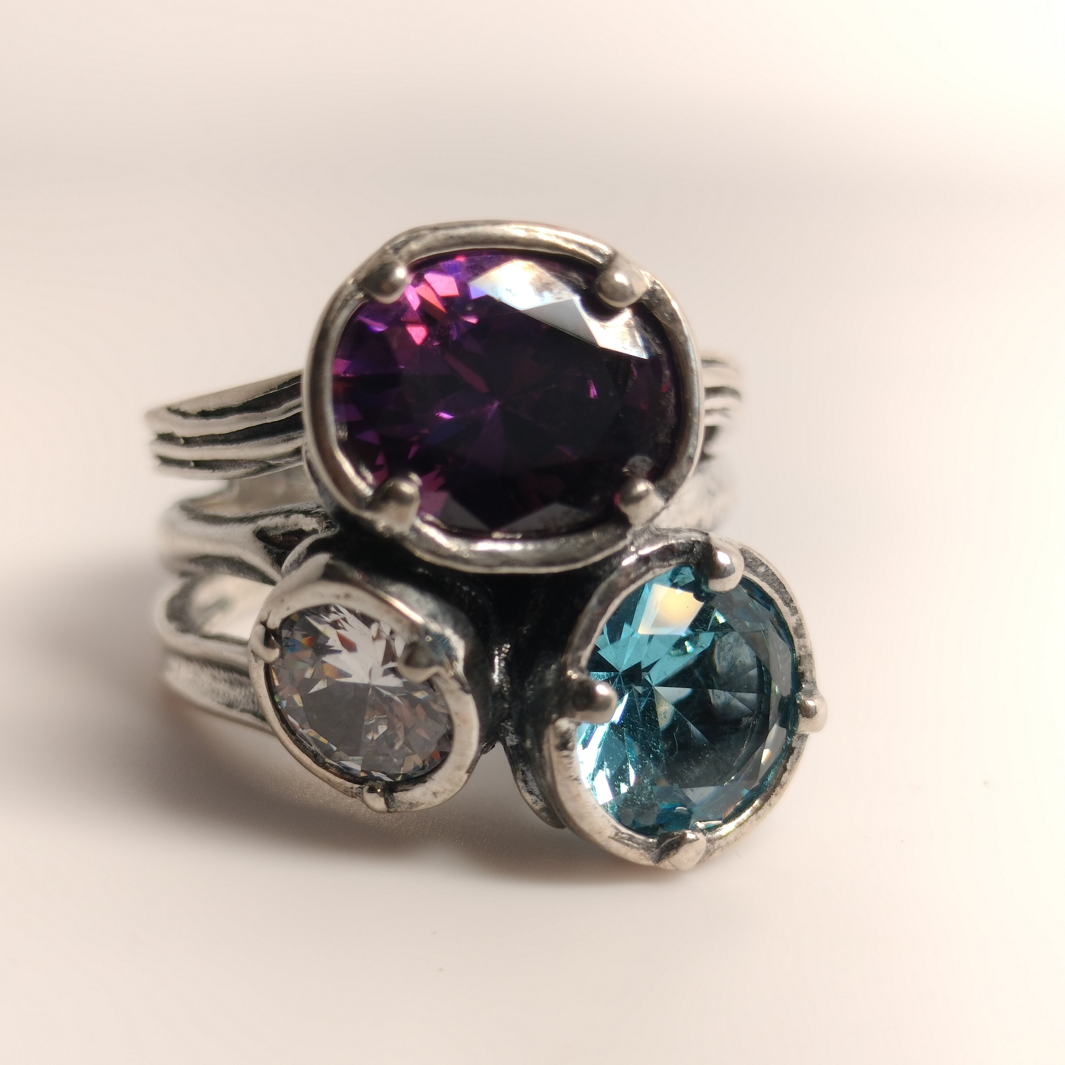Sterling Silver Cubic Zirconia Ring