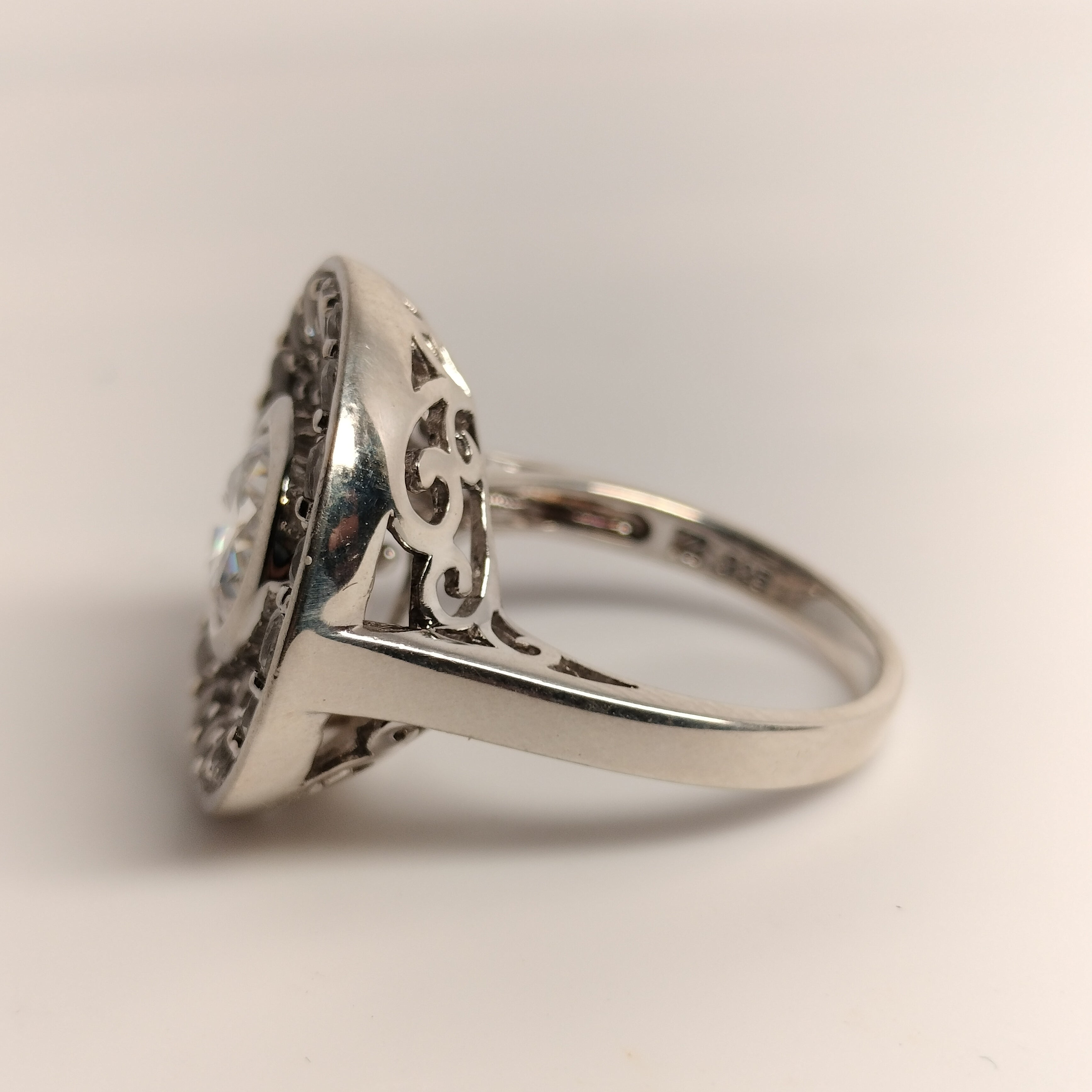 Sterling Silver Cubic Zirconia Ring