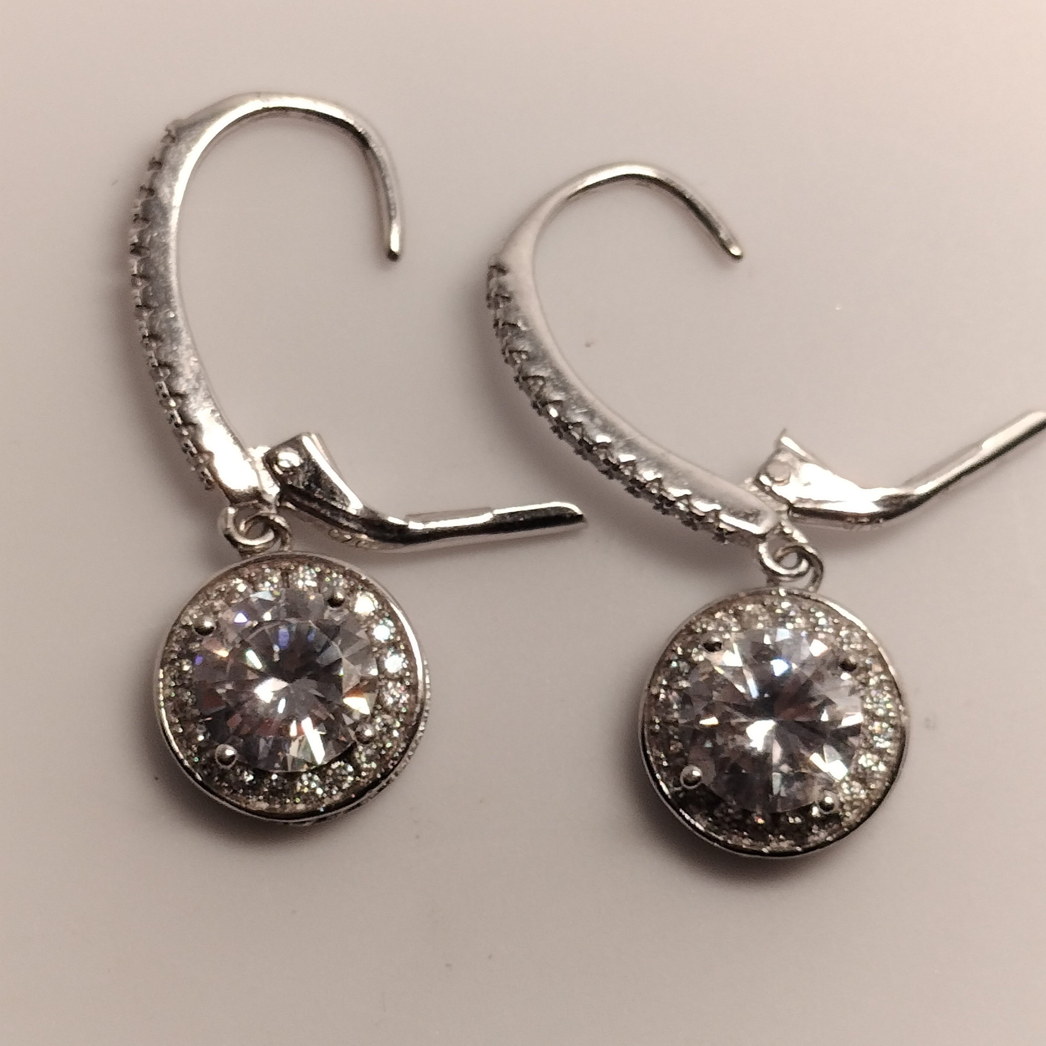 Sterling Silver Cubic Zirconia Earrings