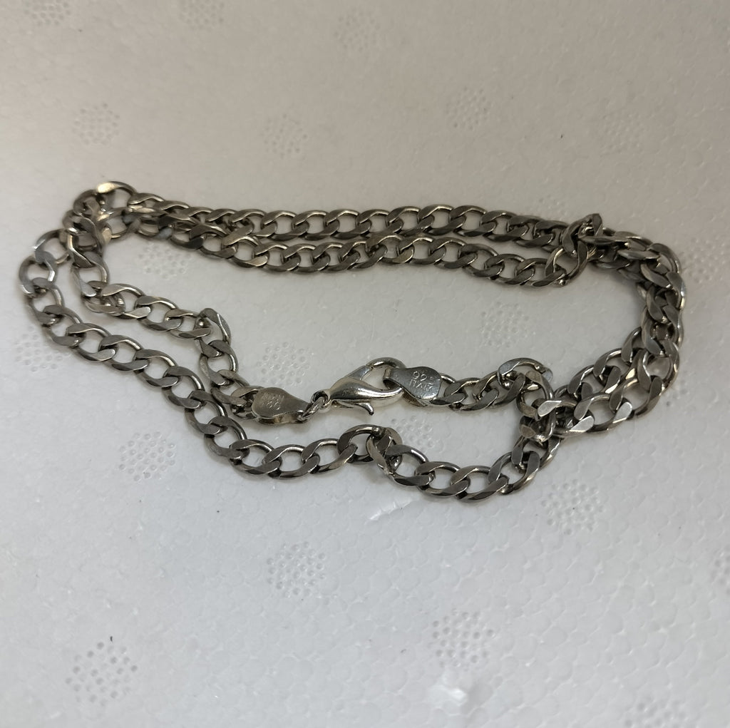 Sterling Silver Curb Link Necklace