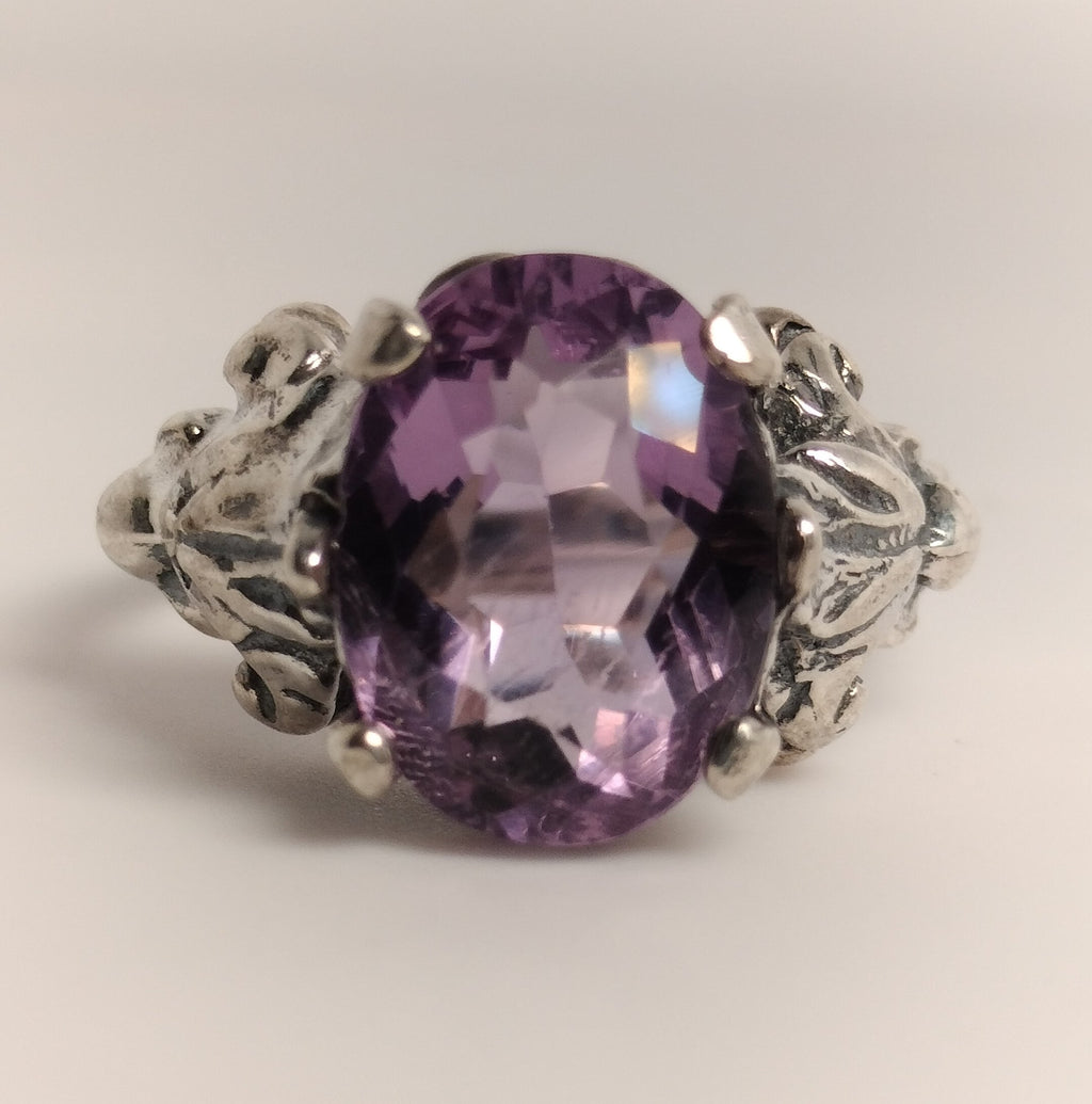 Sterling Silver Amethyst Ring