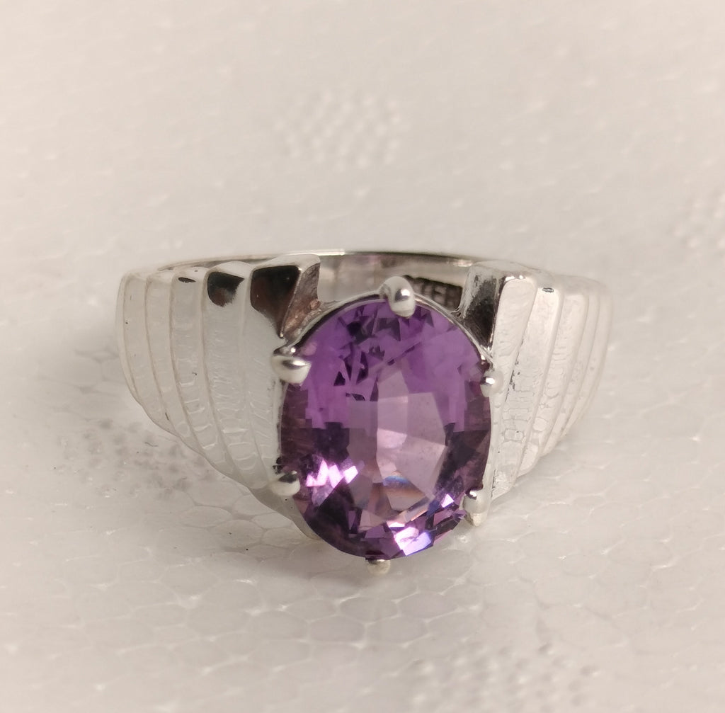 Sterling Silver Amethyst Ring