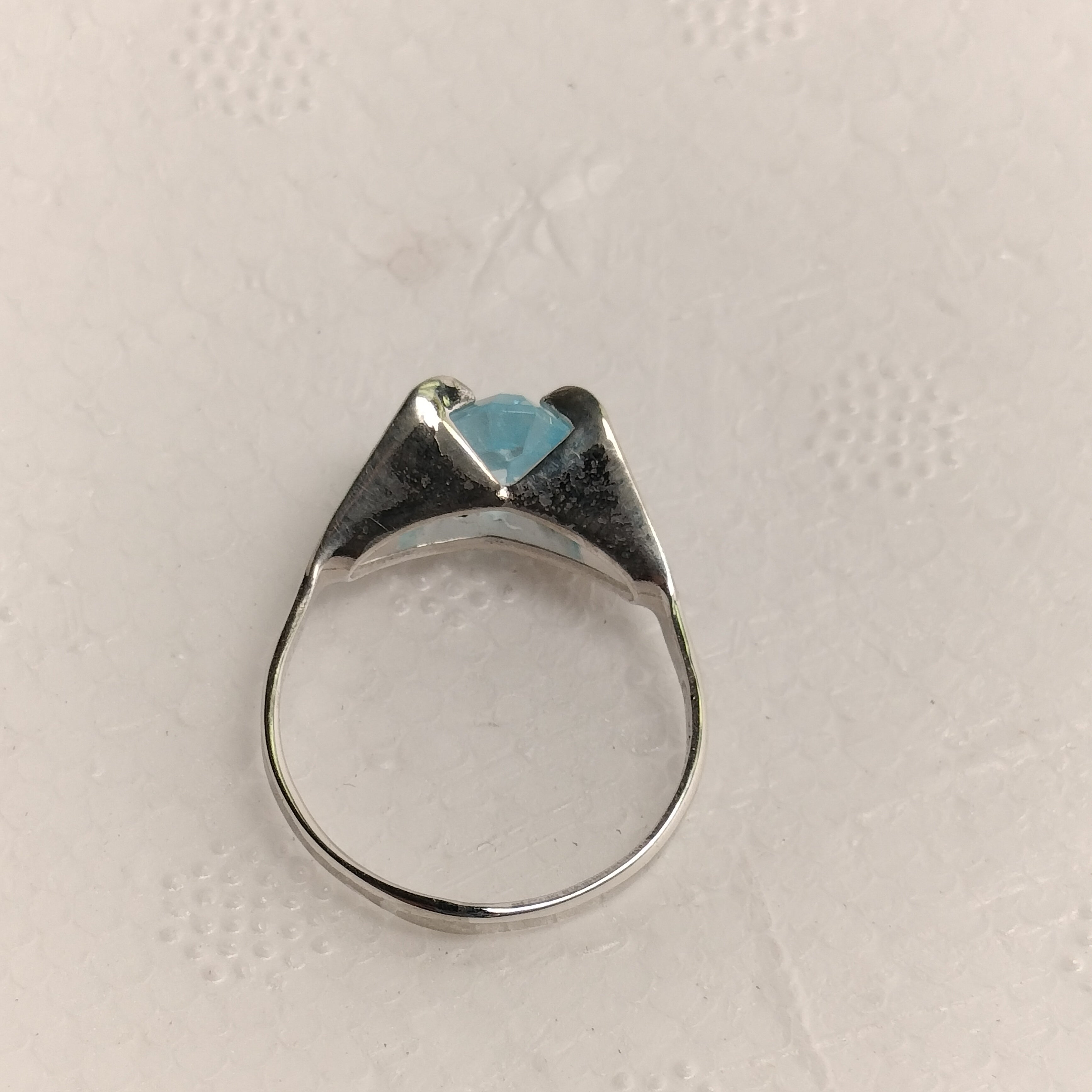 Sterling Silver Blue Topaz Ring