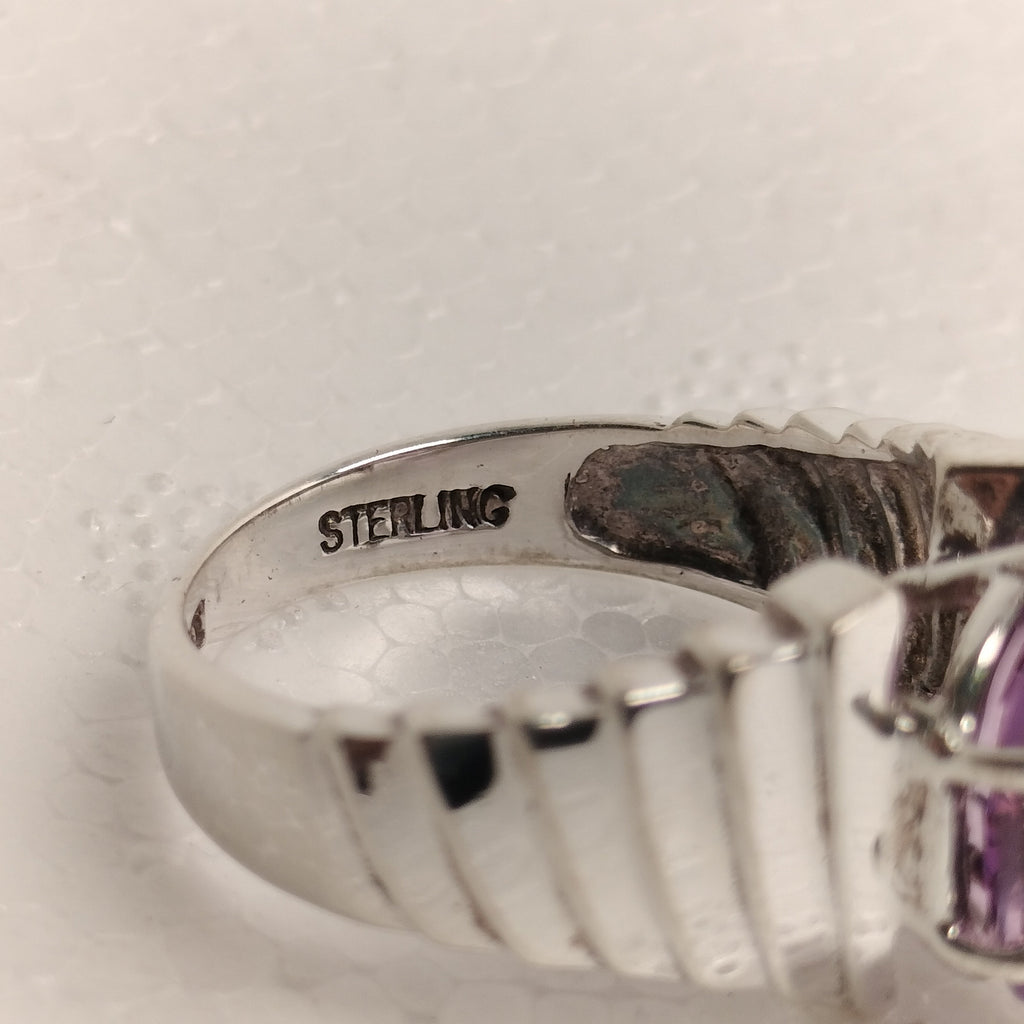 Sterling Silver Amethyst Ring