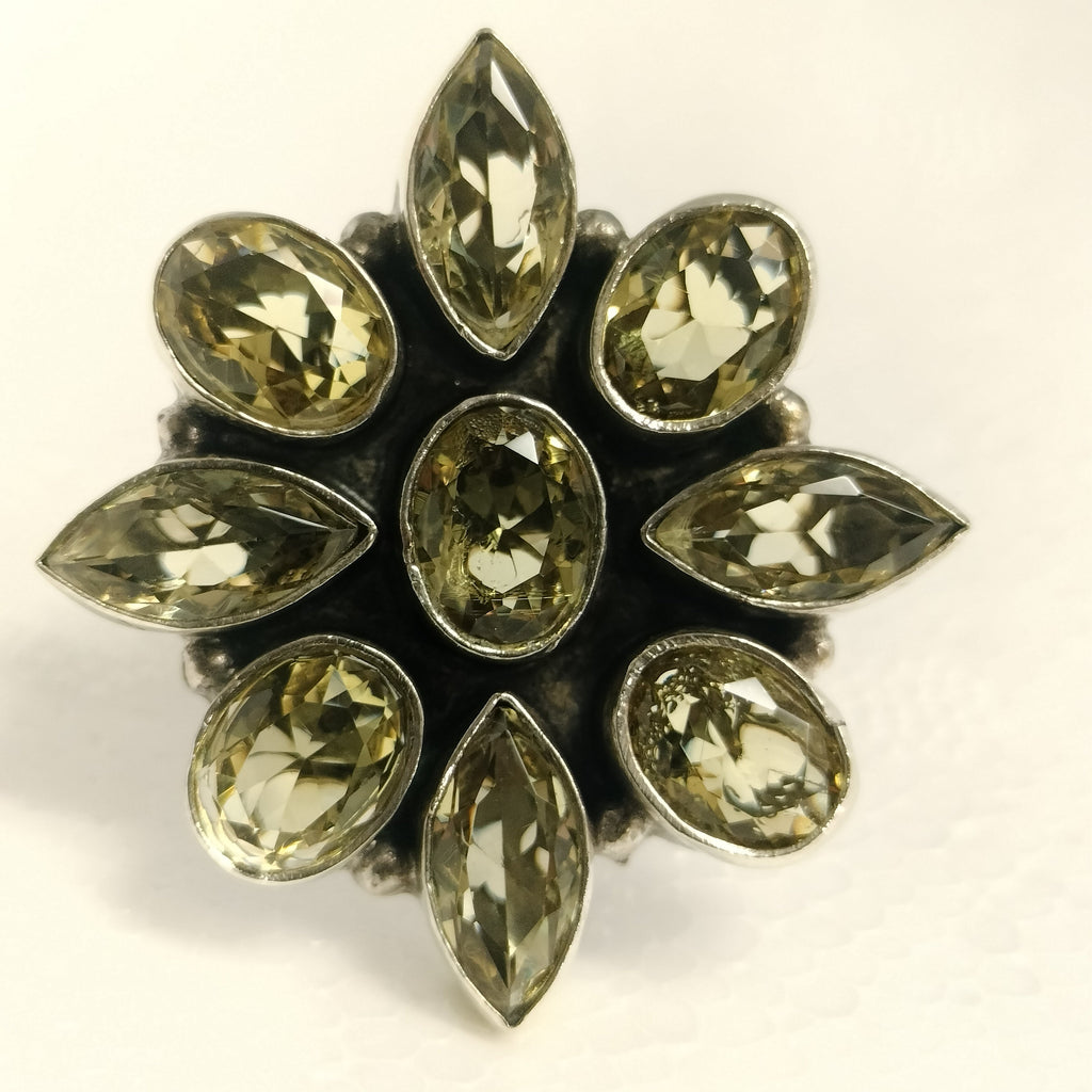 Sterling Silver Lemon Quartz Ring