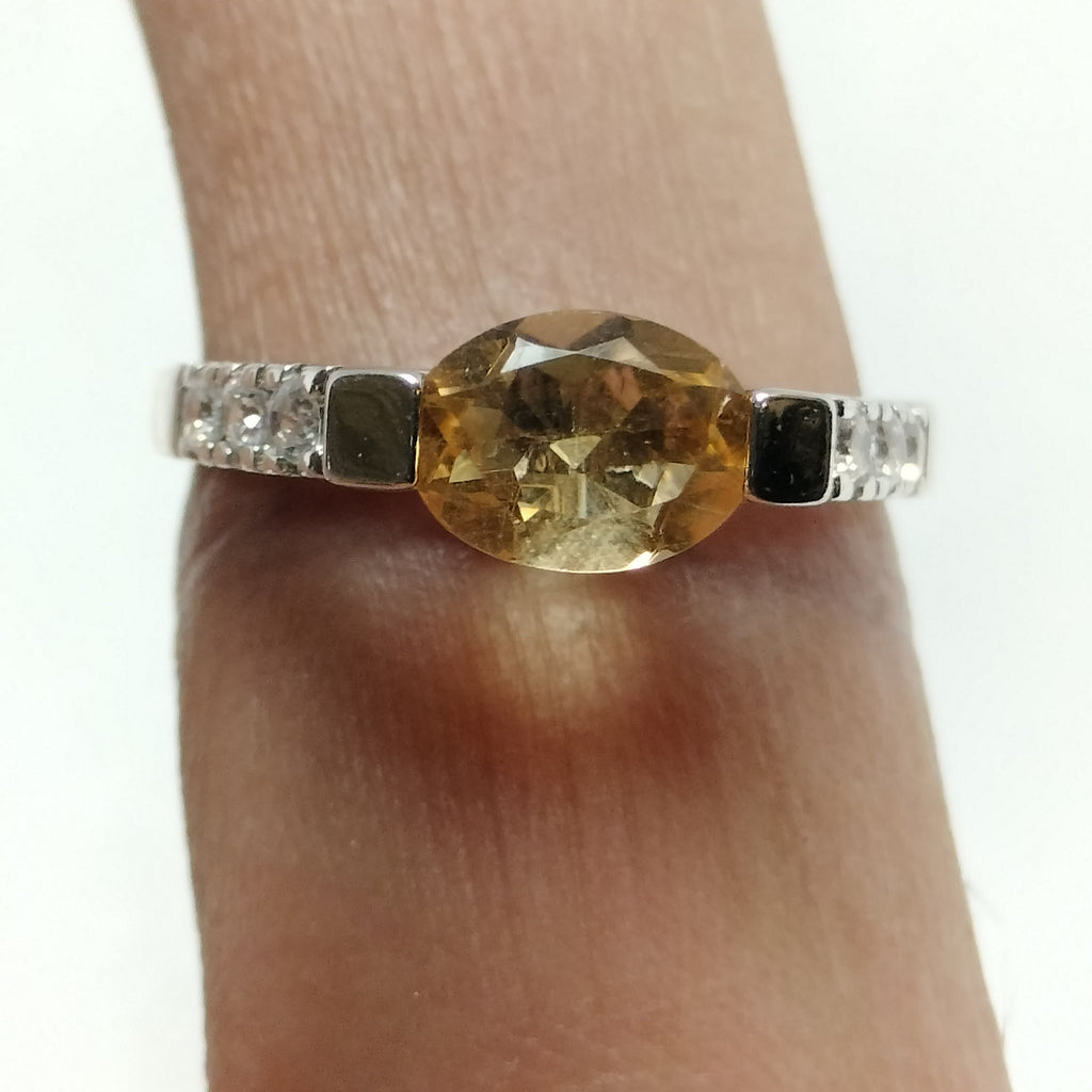 Sterling Silver Cubic Zirconia Ring