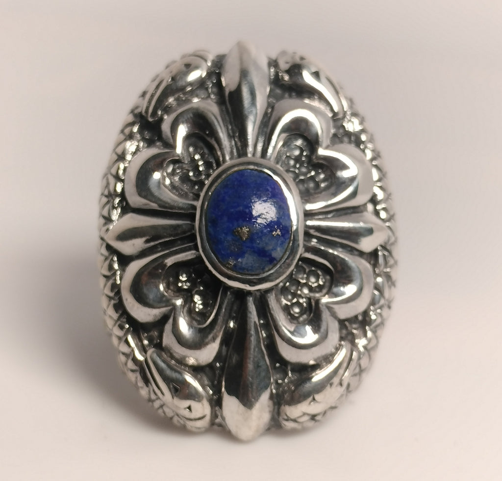 Sterling Silver Lapis Ring