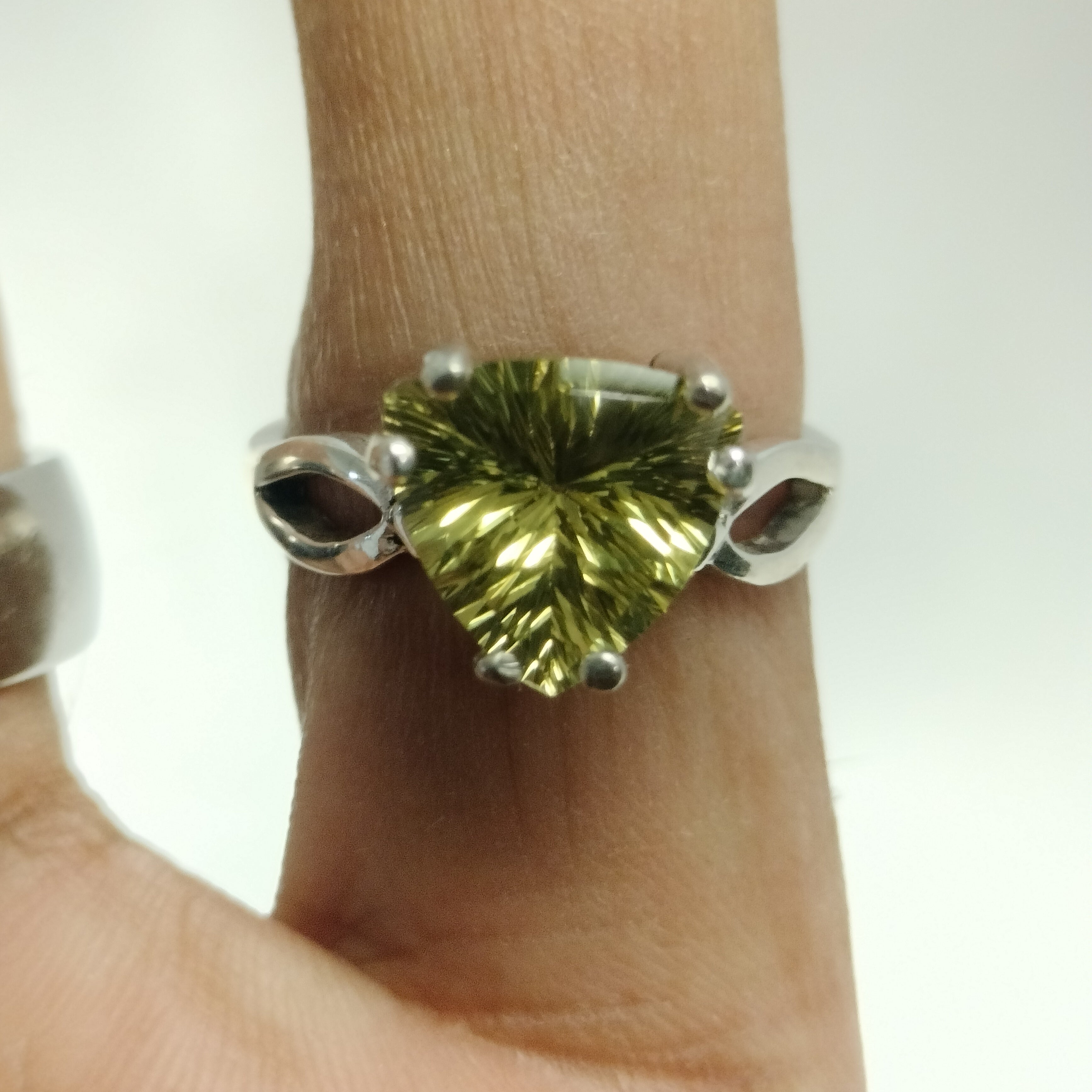 Sterling Silver Lemon Quartz Ring