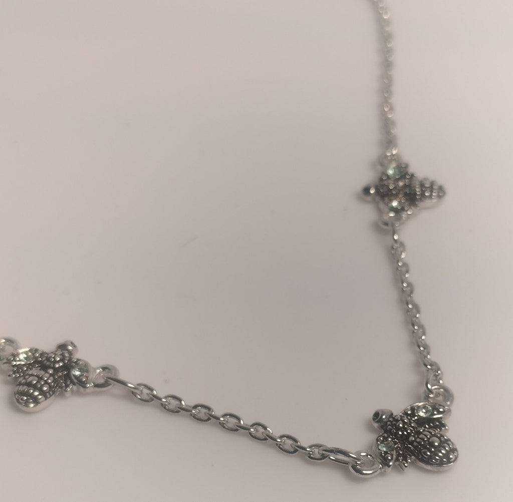 Sterling Silver Bee Necklace
