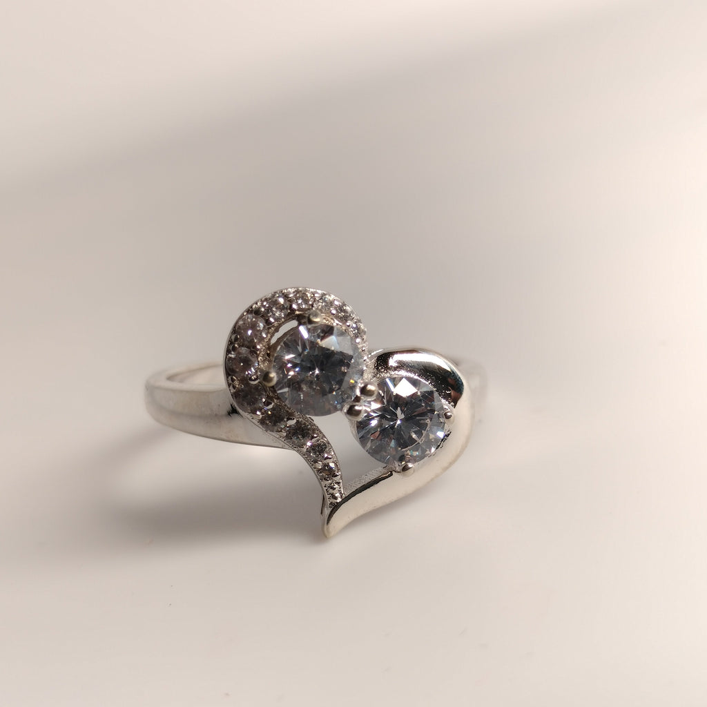Sterling Silver Cubic Zirconia Ring