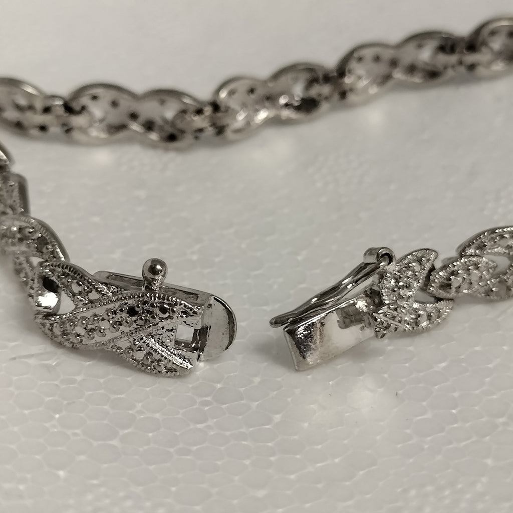 Sterling Silver Diamond Tennis Bracelet