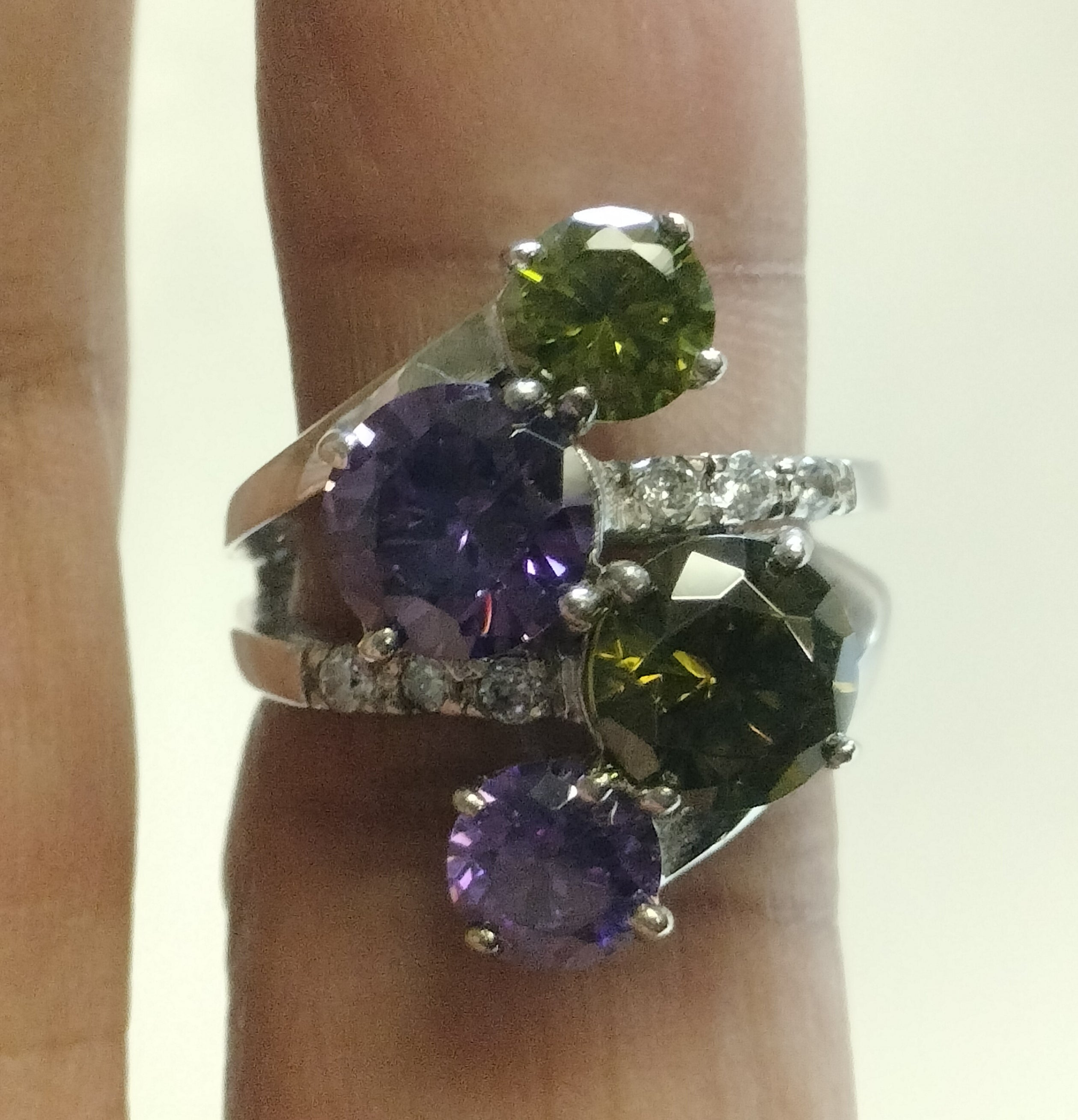 Sterling Silver Cubic Zirconia Ring