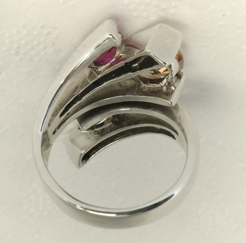Sterling Silver Cubic Zirconia Ring