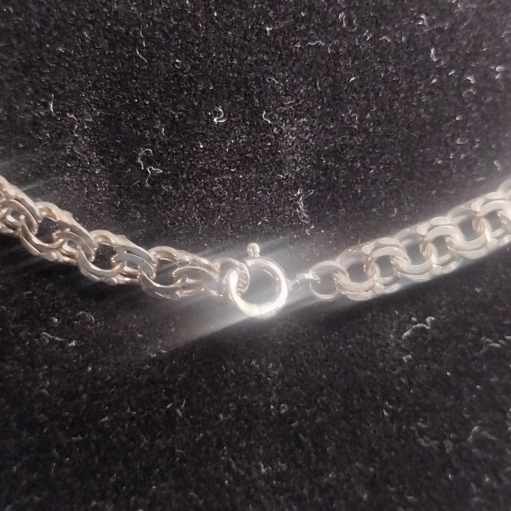 Sterling Silver Beaded Necklace