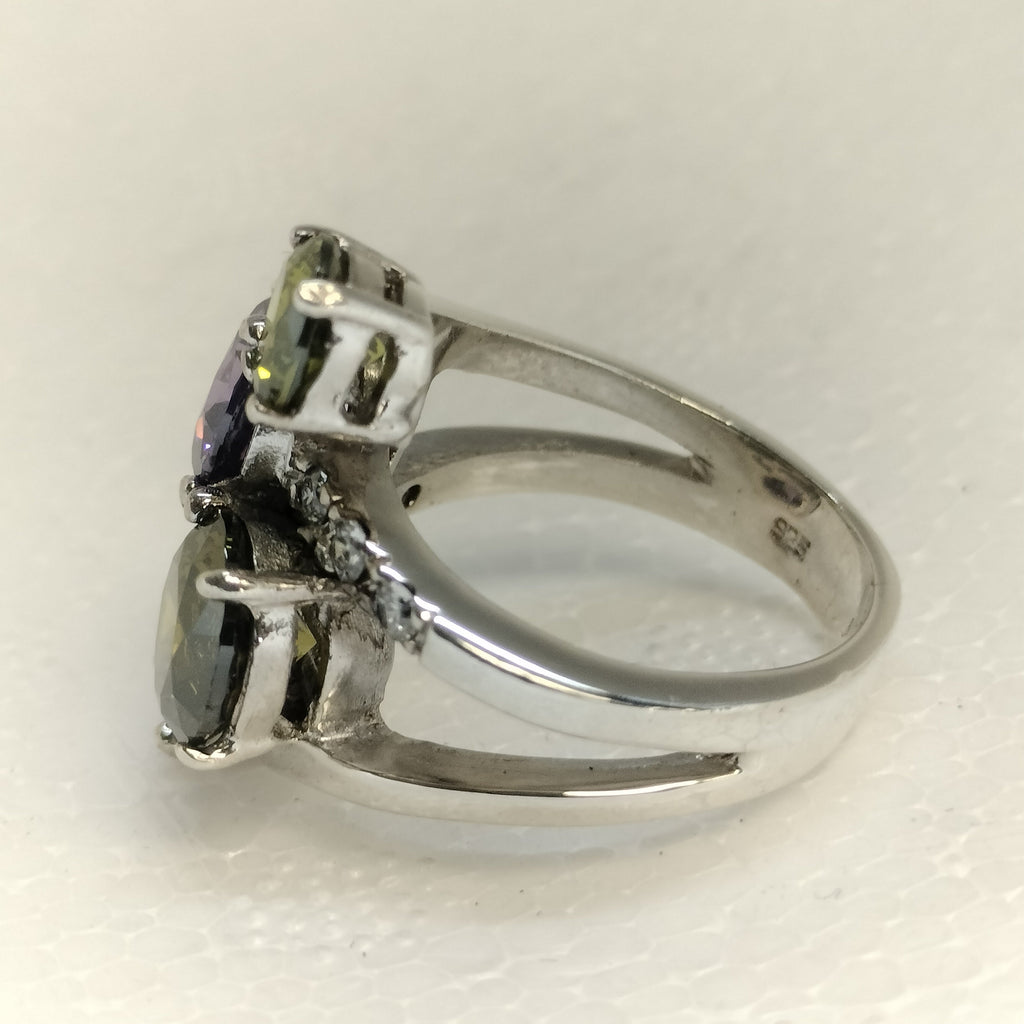 Sterling Silver Cubic Zirconia Ring