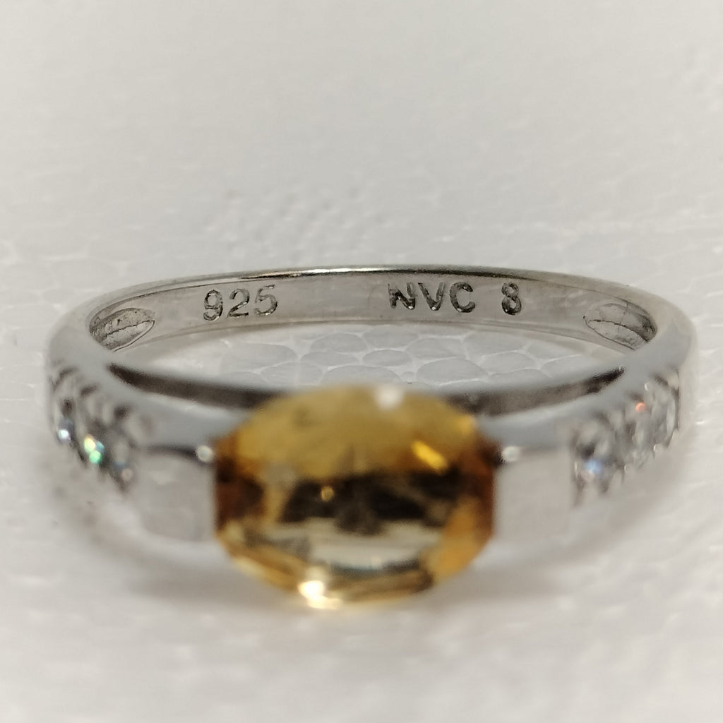 Sterling Silver Cubic Zirconia Ring