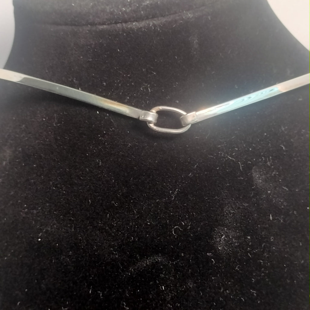 Sterling Silver V Necklace