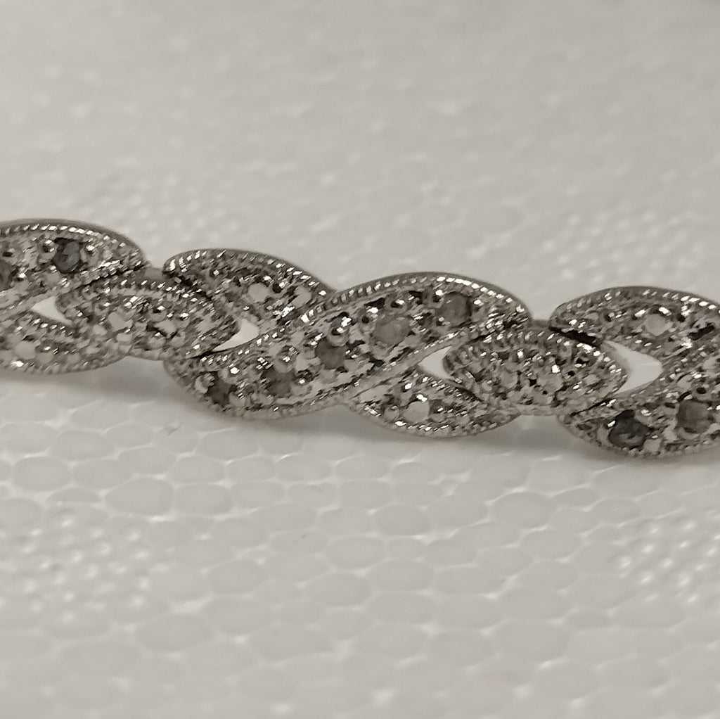 Sterling Silver Diamond Tennis Bracelet