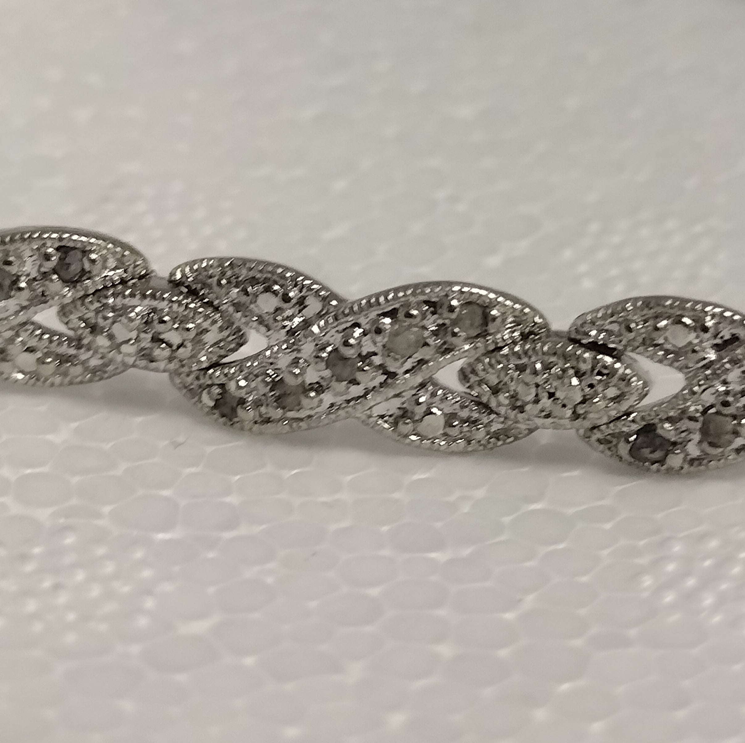 Sterling Silver Diamond Tennis Bracelet