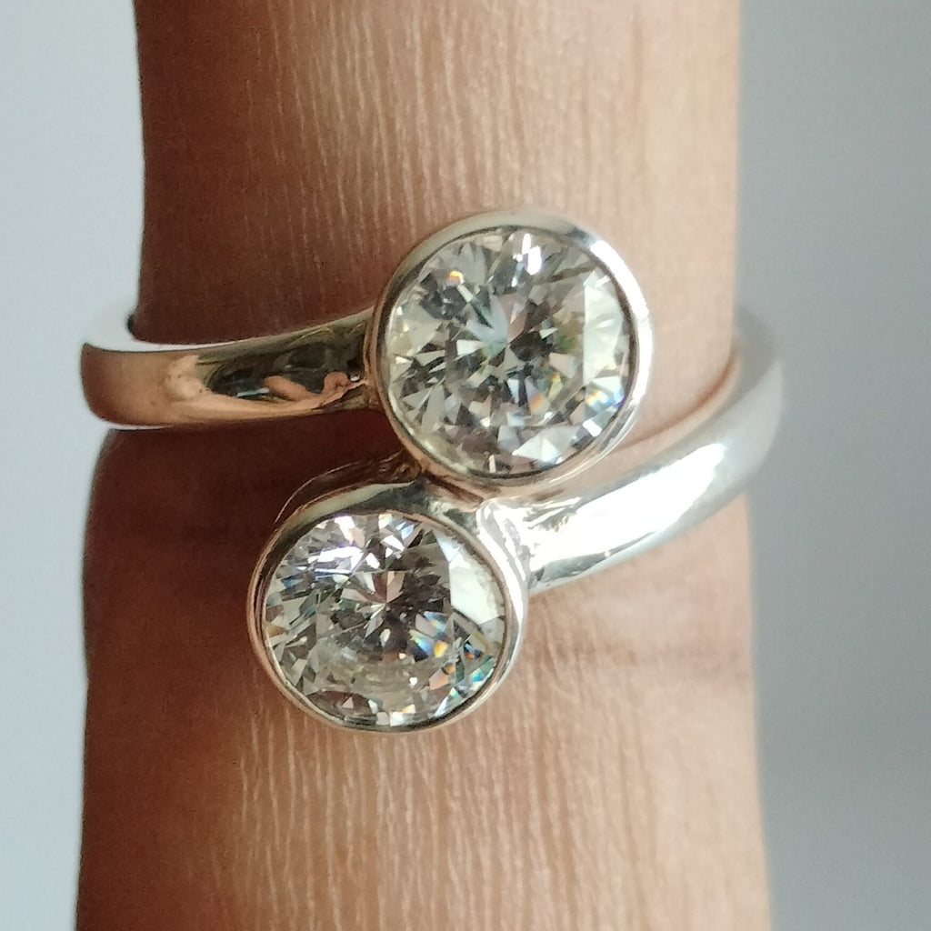 Sterling Silver Cubic Zirconia Ring
