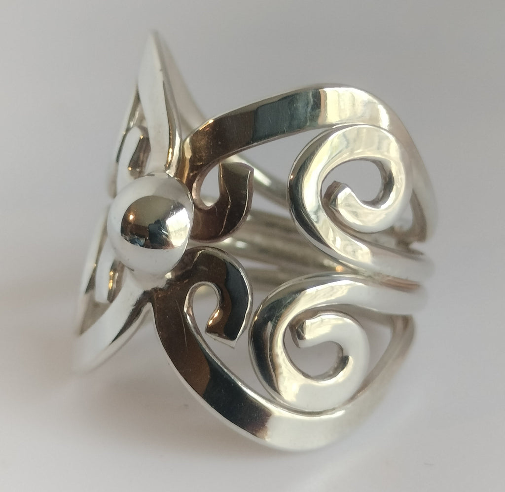 Sterling Silver Butterfly Ring
