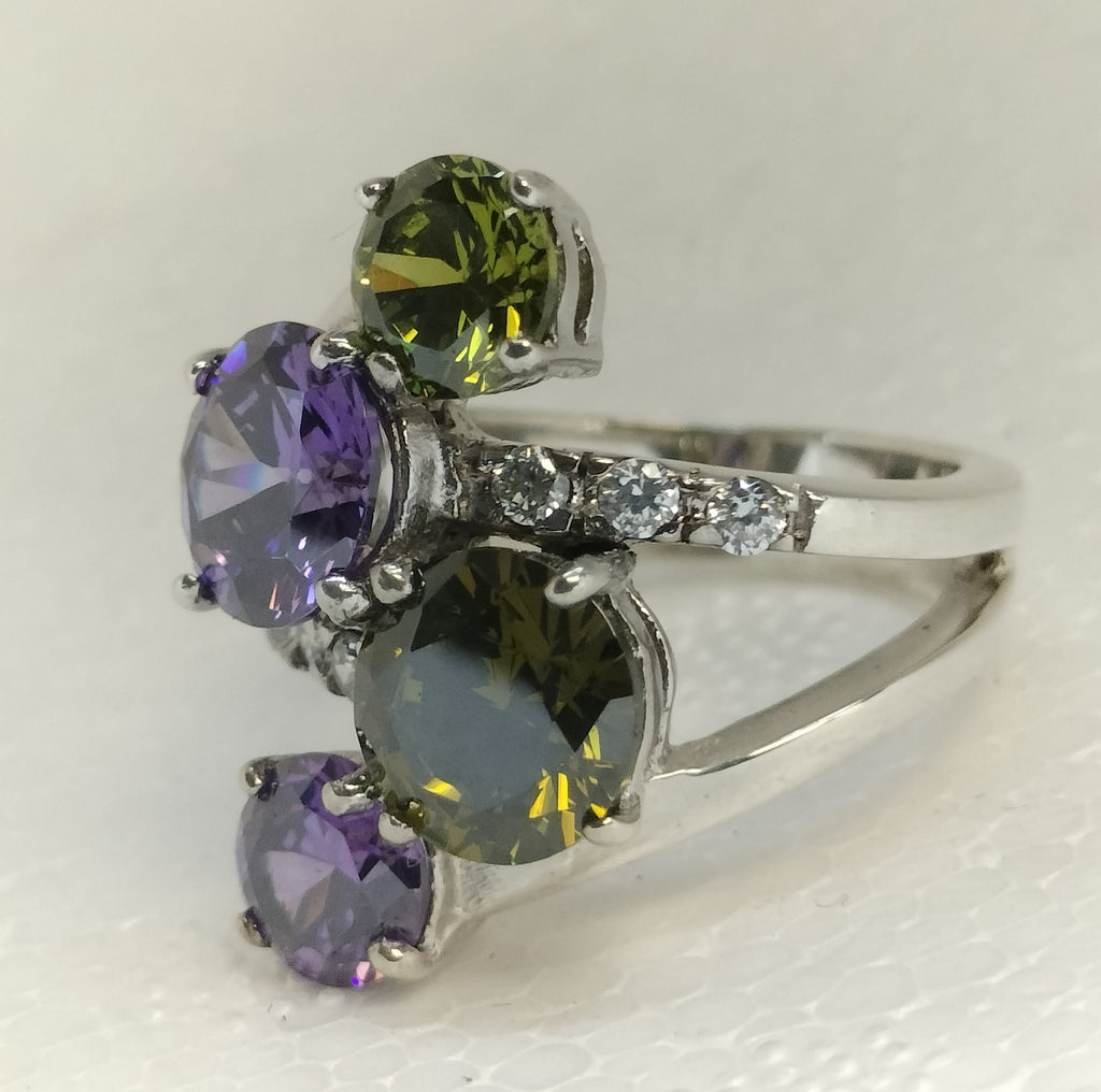 Sterling Silver Cubic Zirconia Ring