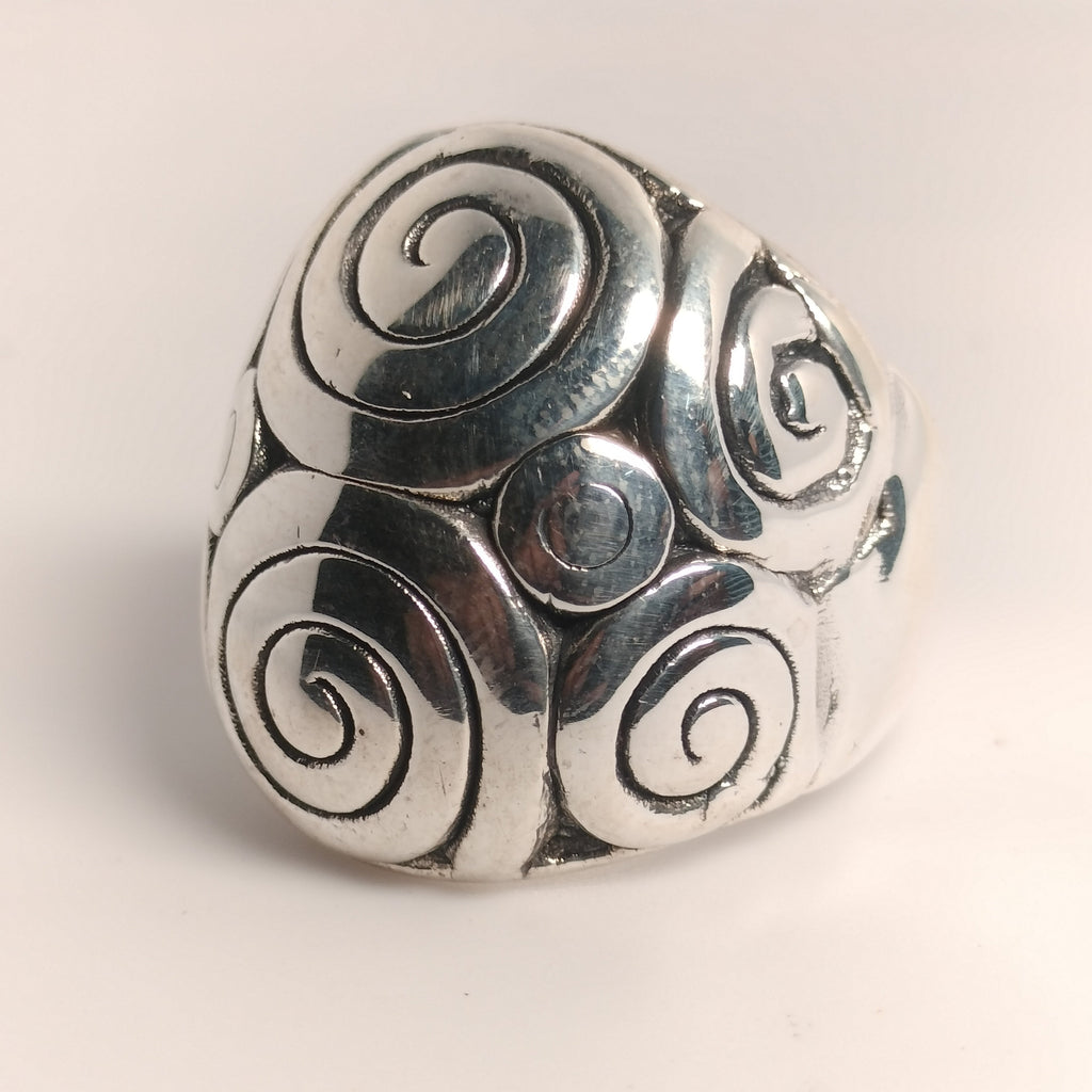 Sterling Silver Dome Ring