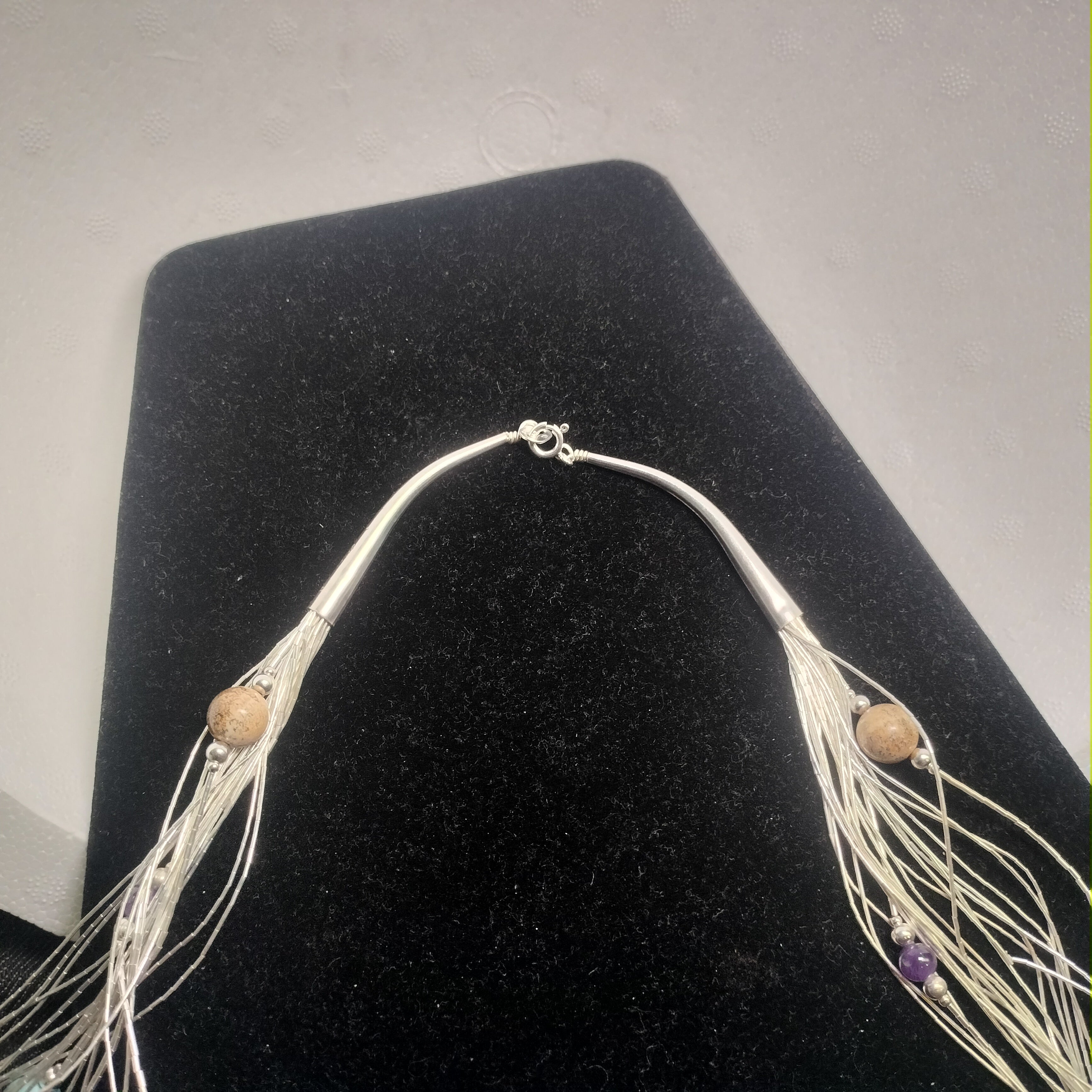 Liquid Sterling Silver Bead Necklace