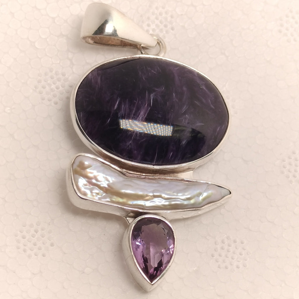 Sterling Silver Gemstone Pendant