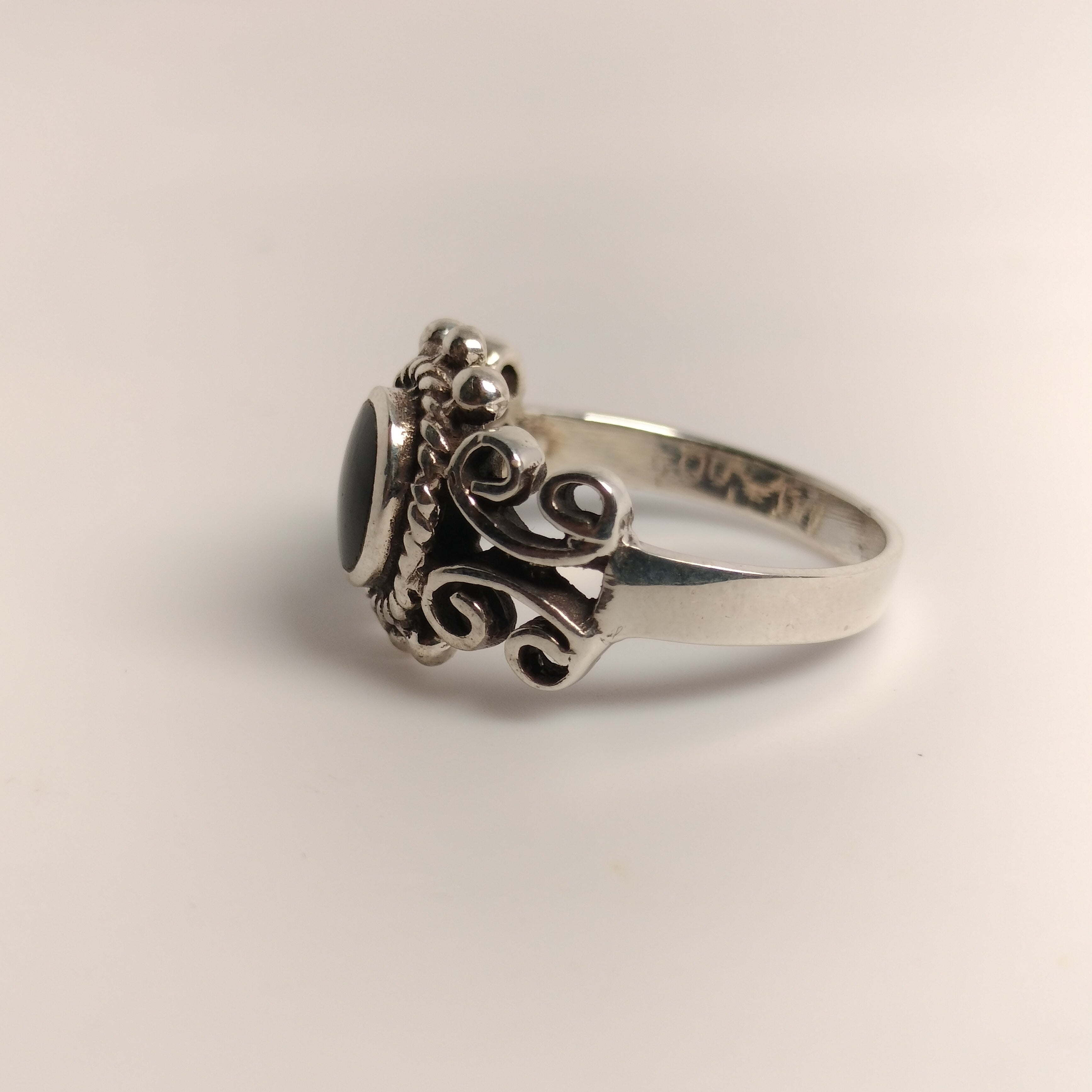 Sterling Silver Black Onyx Ring