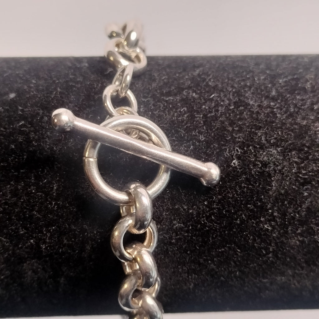 Sterling Silver Toggle Bracelet