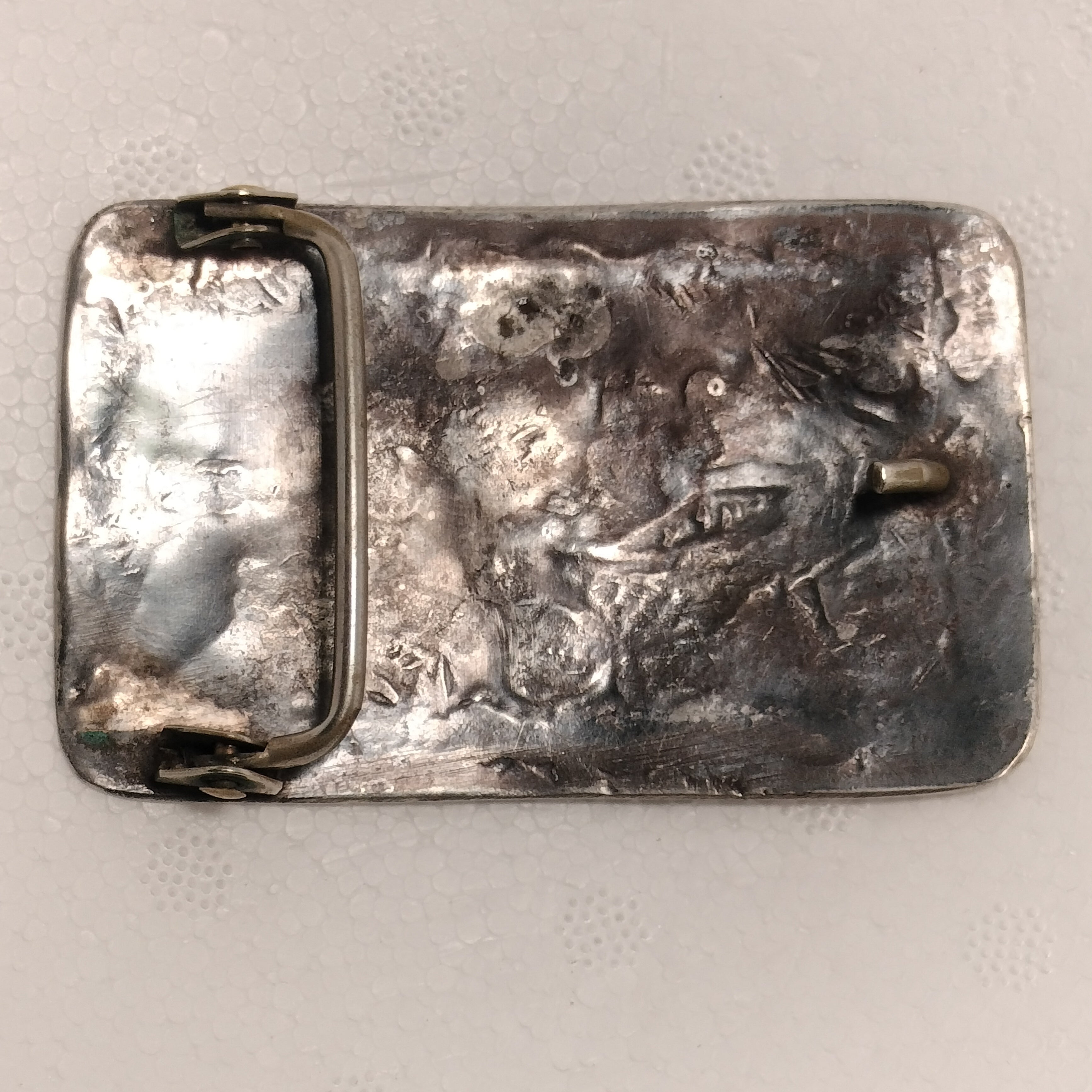 Sterling Silver Turquoise Belt Buckle