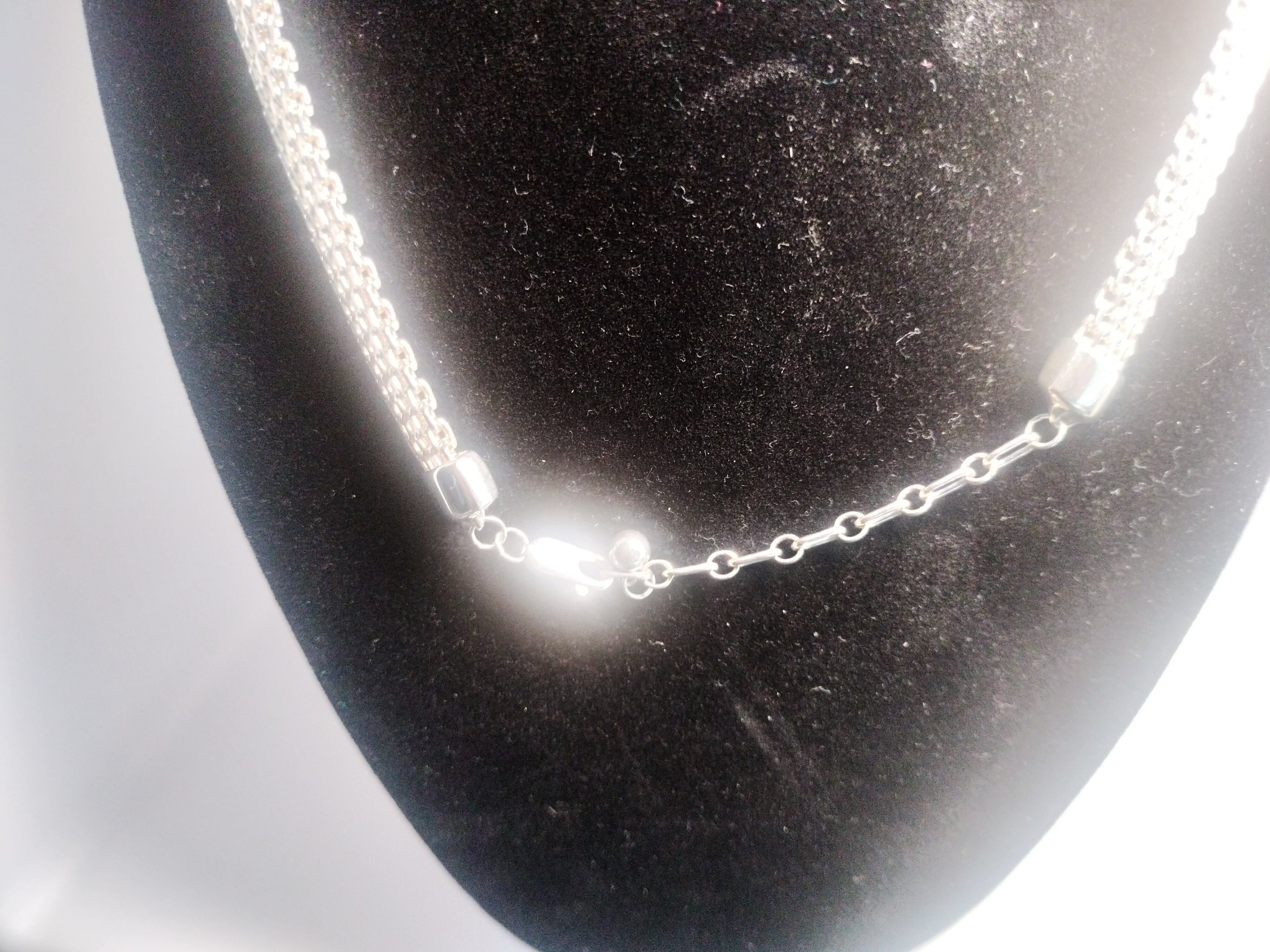 Sterling Silver Bismarck Necklace