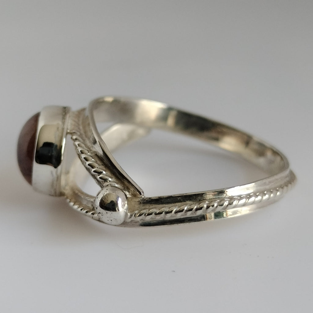 Sterling Silver Sunstone Ring