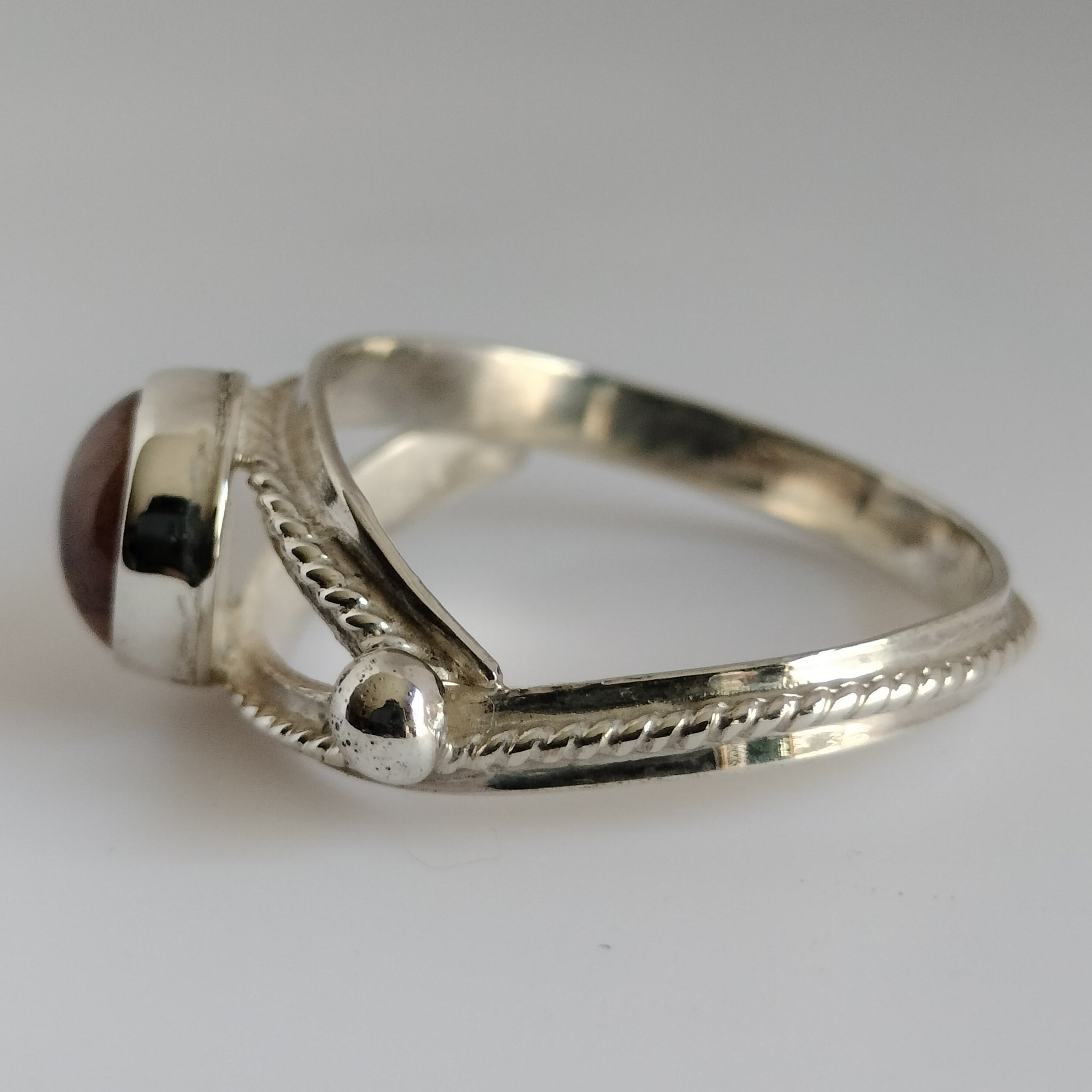 Sterling Silver Sunstone Ring