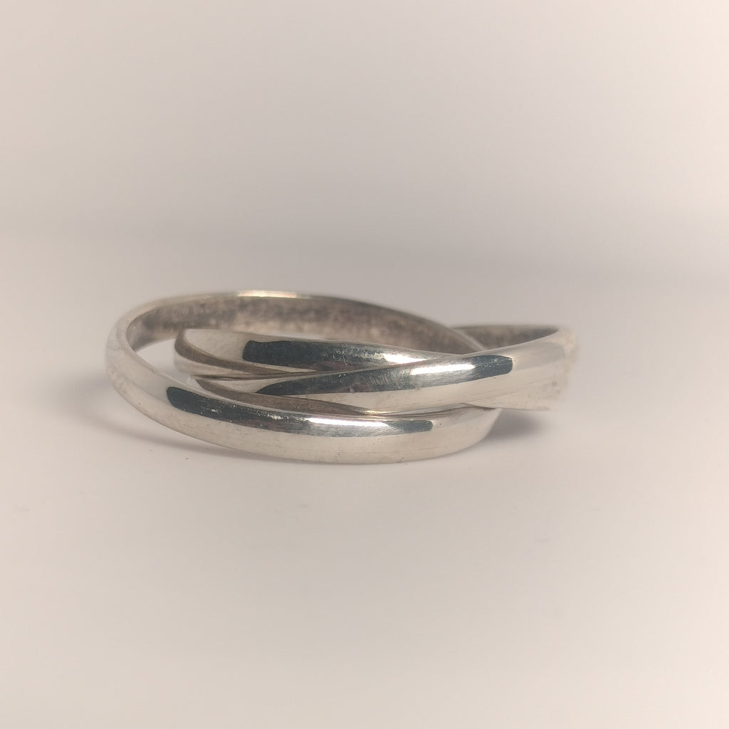 Sterling Silver Triple Band