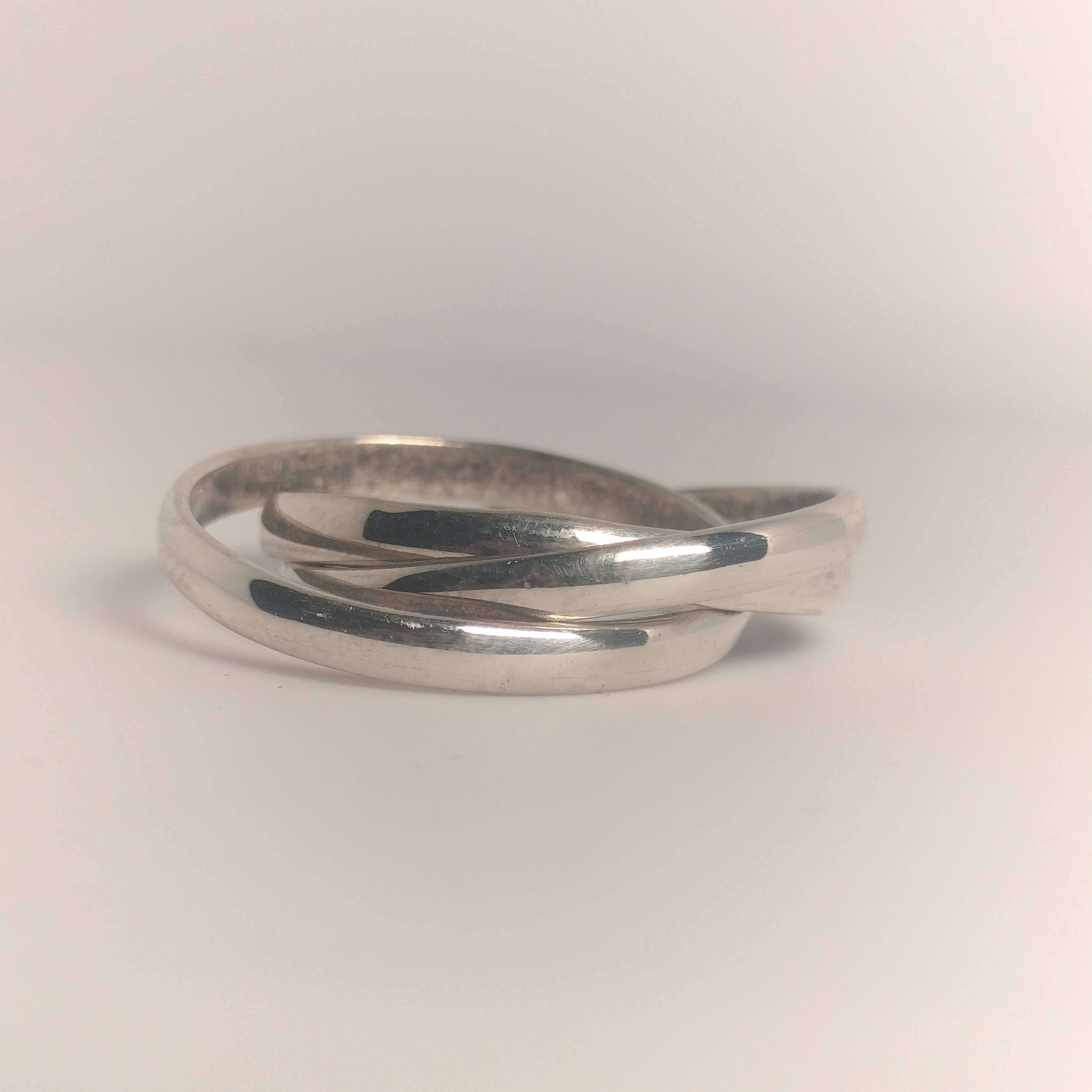 Sterling Silver Triple Band